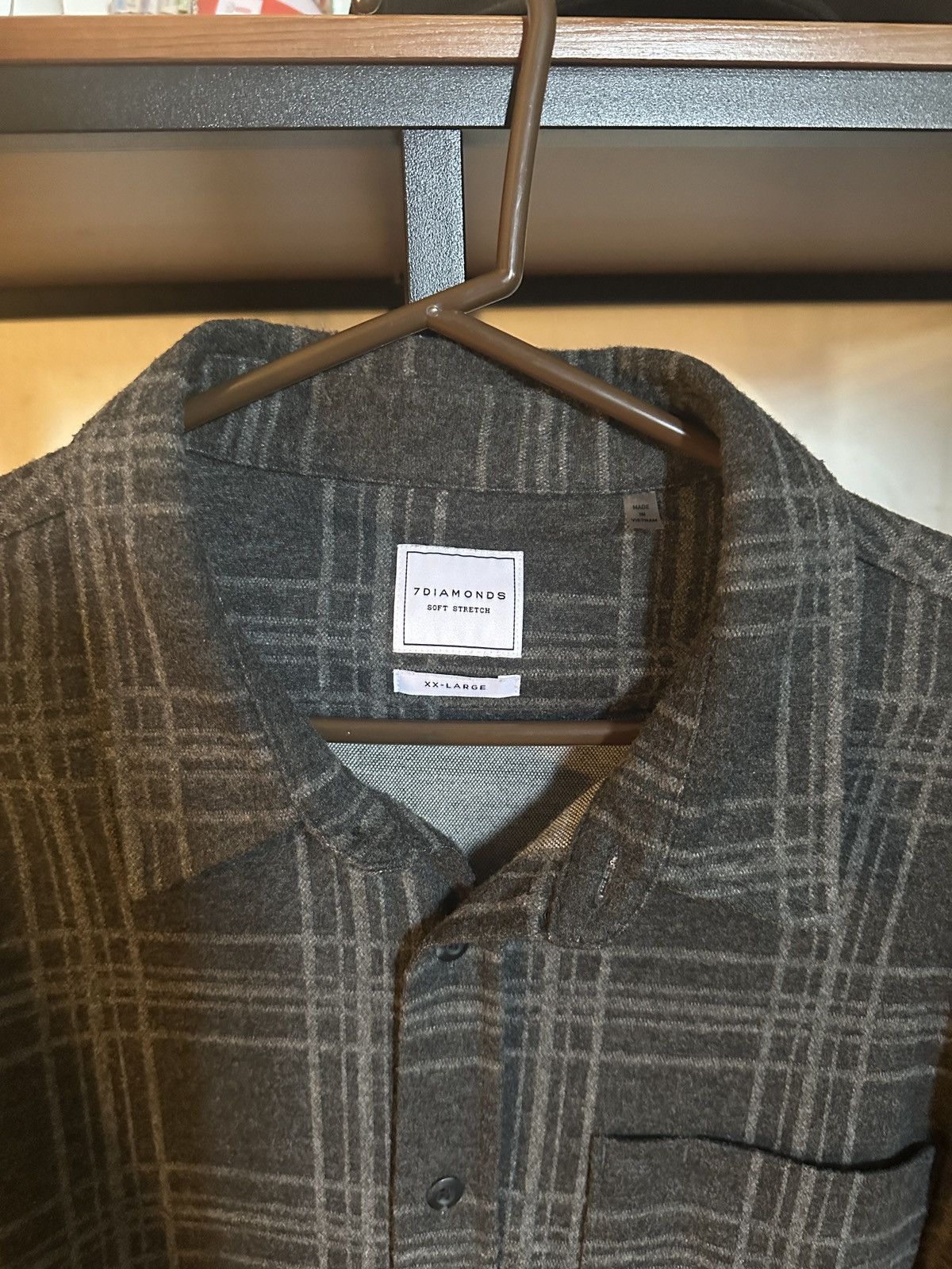 7Diamonds 7 Diamonds Flannel Shirt Size US XXL / EU 58 / 5 - 2 Thumbnail