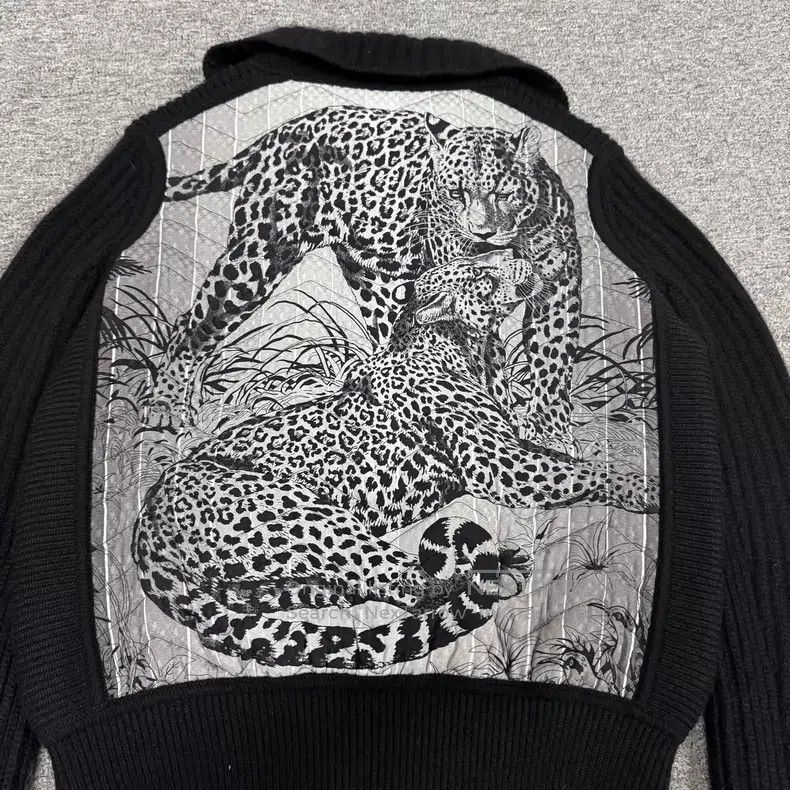 Hermes Hermes Leopard Print Silk Patchwork Short Blazer Size XS / US 0-2 / IT 36-38 - 4 Thumbnail