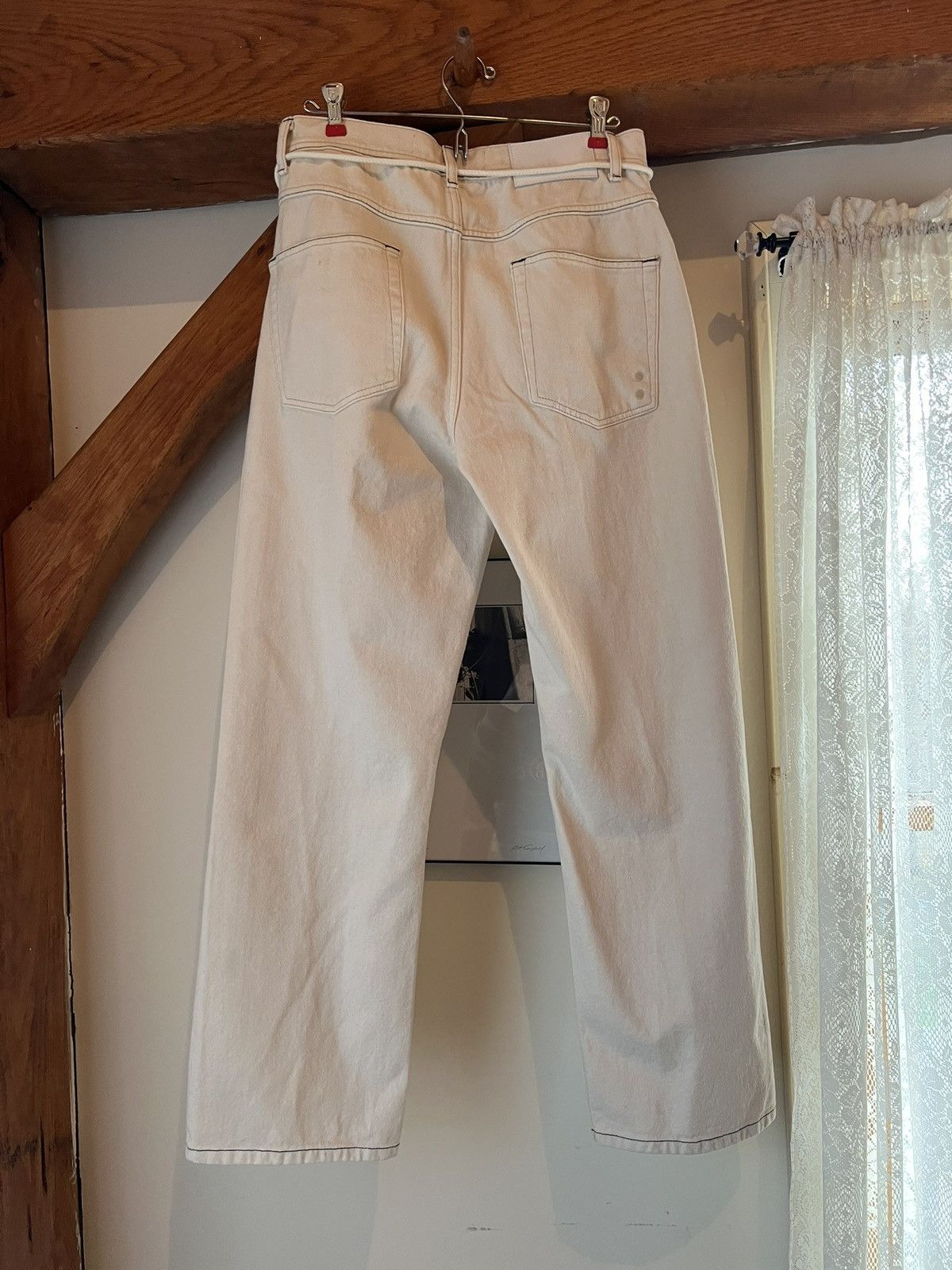 About:Blank about:blank relaxed denim jean - ecru Size US 30 / EU 46 - 3 Thumbnail