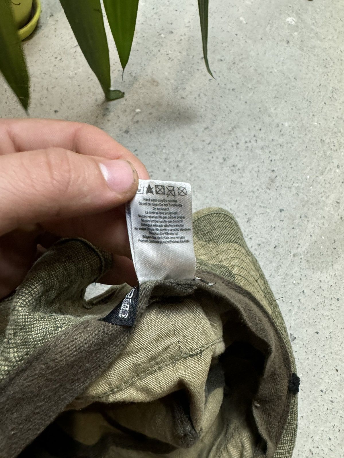 Japanese Brand × Vintage Vintage Y2K Animal Camo Carti Styl Baggy Military Bucket Hat Size ONE SIZE - 6 Thumbnail