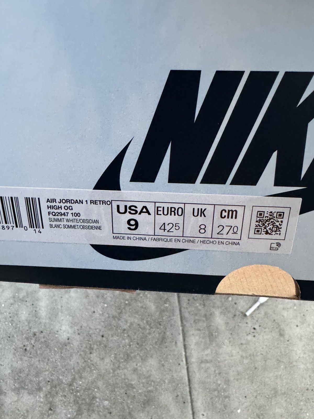Jordan Brand × Nike Jordan 1 high og Denim Size US 9 / EU 42 - 9 Thumbnail