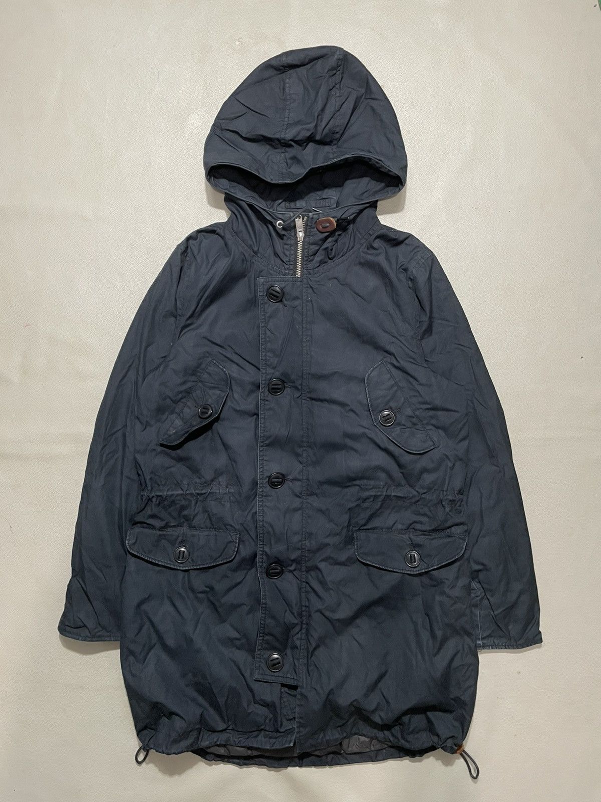 Parka Hooded Fishtail Margaret Howell 4 pocket