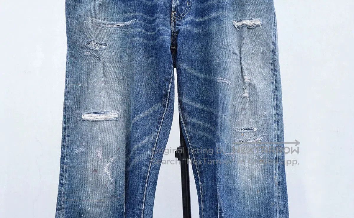 Visvim visvim journeyman denim pants with damage. Size US 30 / EU 46 - 4 Thumbnail
