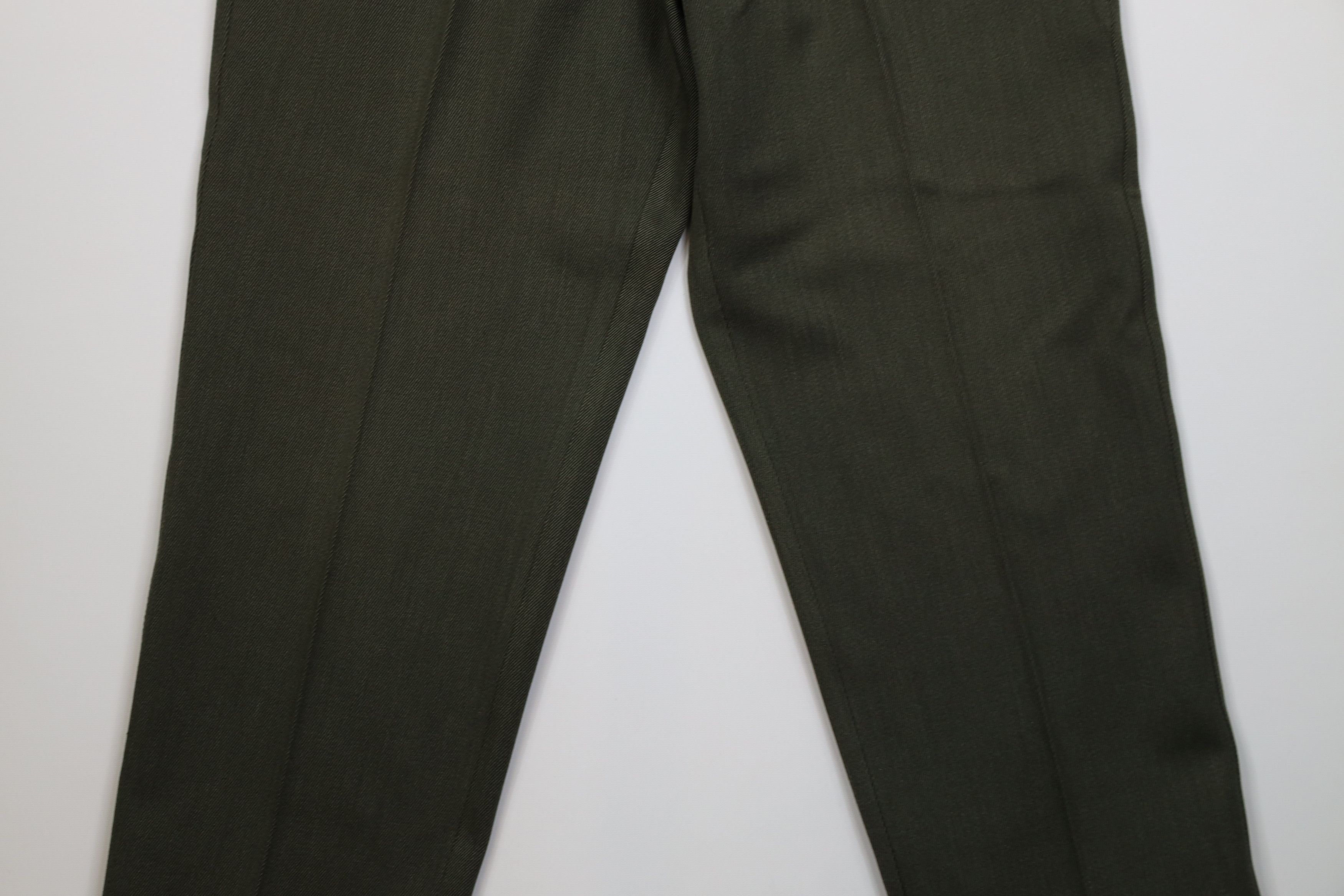 L.L. Bean Vintage 90s LL Bean Corduroy Wide Leg Chino Pants Green Size US 38 / EU 54 - 3 Thumbnail