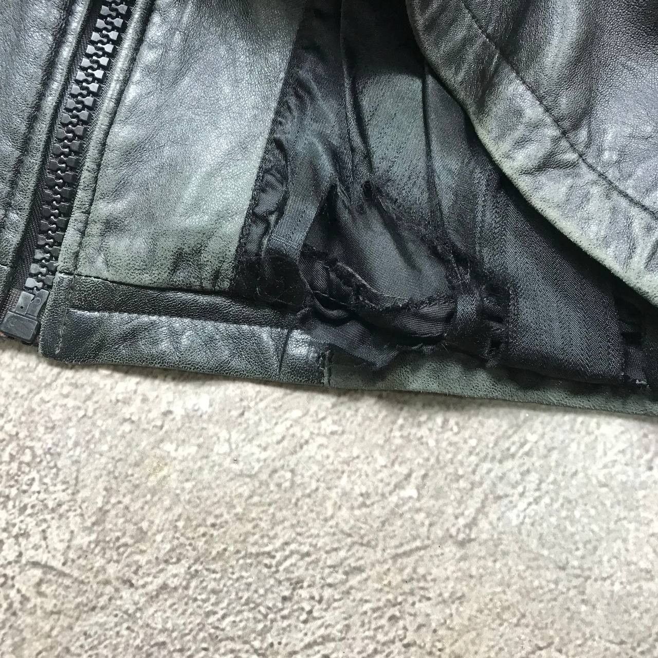 Japanese Brand VINTAGE Y2K LEATHER JACKET JAPAN CASUAL STREETWEAR 90s Size M / US 6-8 / IT 42-44 - 7 Thumbnail