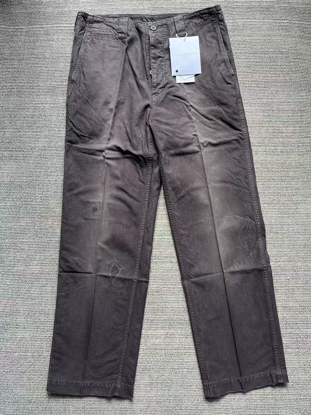 Visvim VISVIM Wide Chino Pants Black Size US 26 / EU 42 - 1 Thumbnail