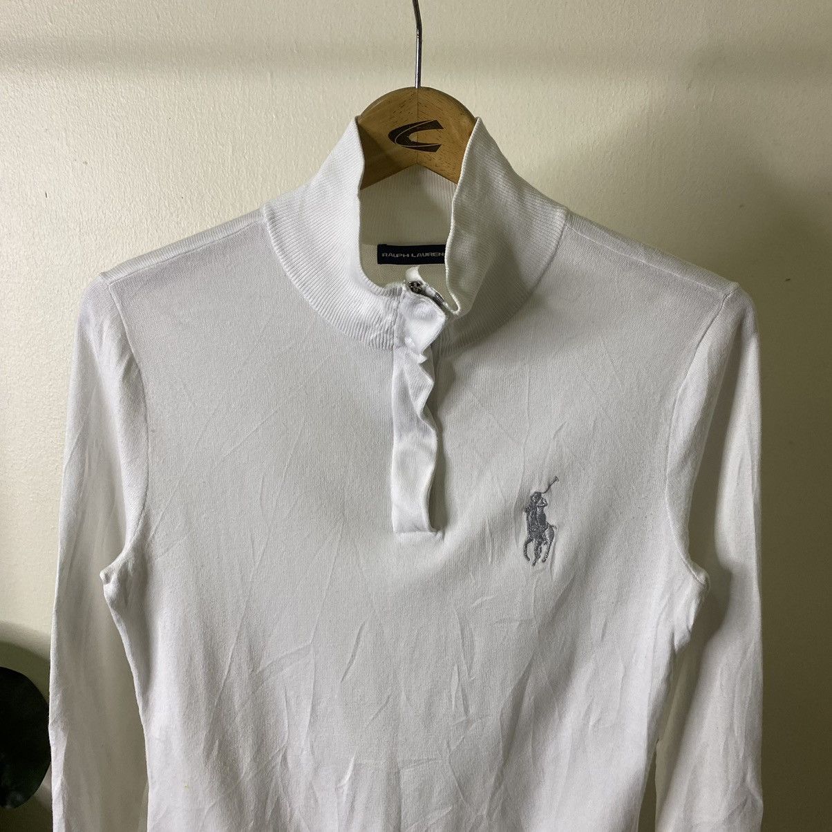 Polo Ralph Lauren Ralph Lauren Golf White LS Polo T Shirt Size US S / EU 44-46 / 1 - 2 Thumbnail