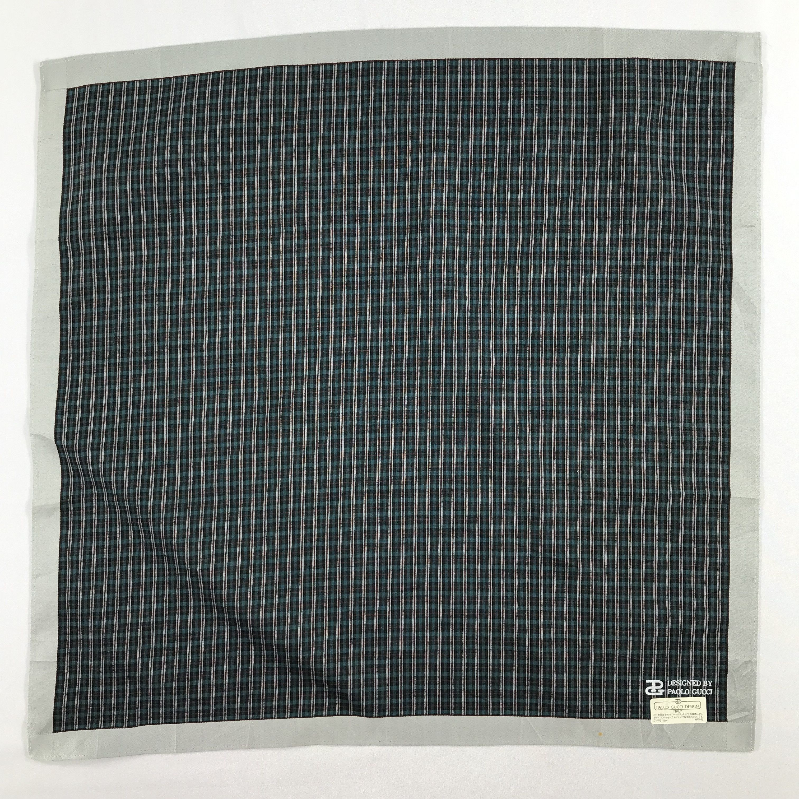 Paolo Gucci × Vintage Paolo Gucci Bandana / Handkerchief / Neckerchief - S2042 Size ONE SIZE - 1 Thumbnail