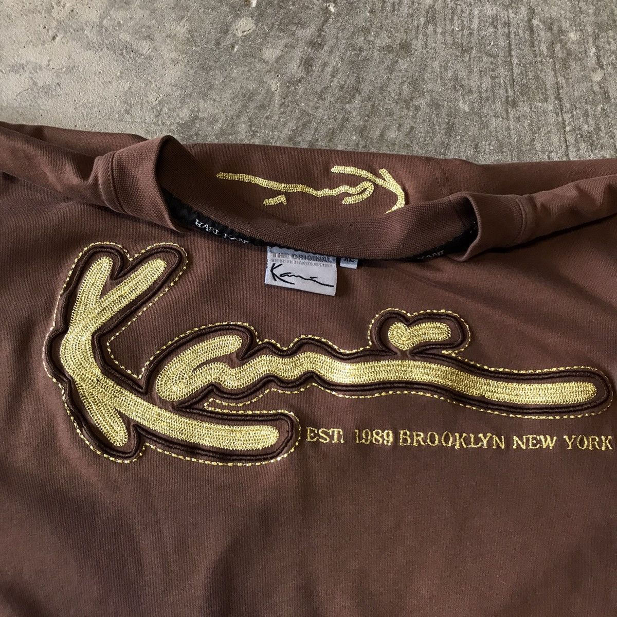 Karl Kani × Vintage Vintage Y2K Karl Kani Embroidered Logo T Shirt Size US XL / EU 56 / 4 - 5 Thumbnail