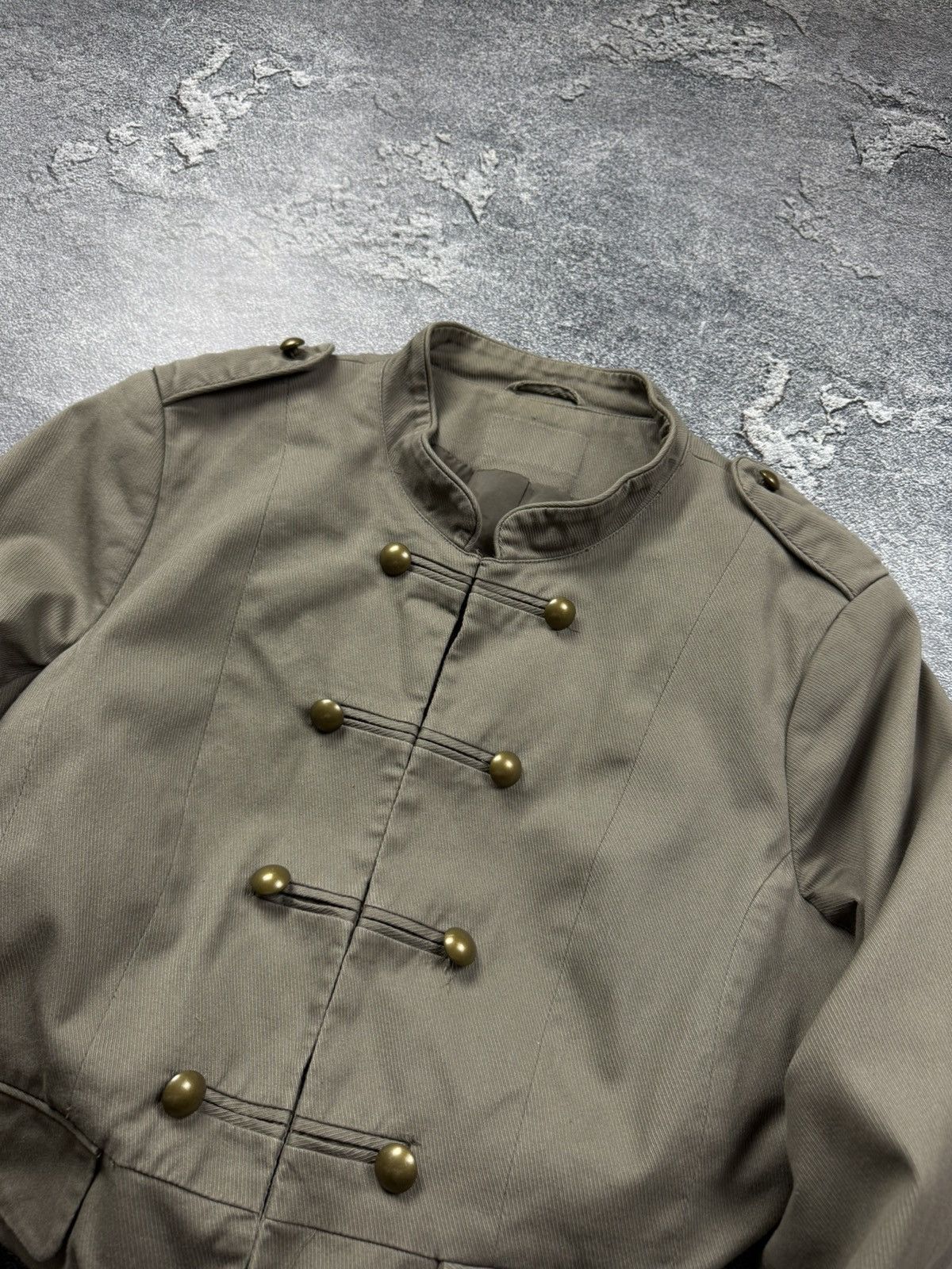 Ann Demeulemeester VNTG Napoleon Button Millitary Jacket Ifsixwasnine Balmain Size US S / EU 44-46 / 1 - 6 Thumbnail
