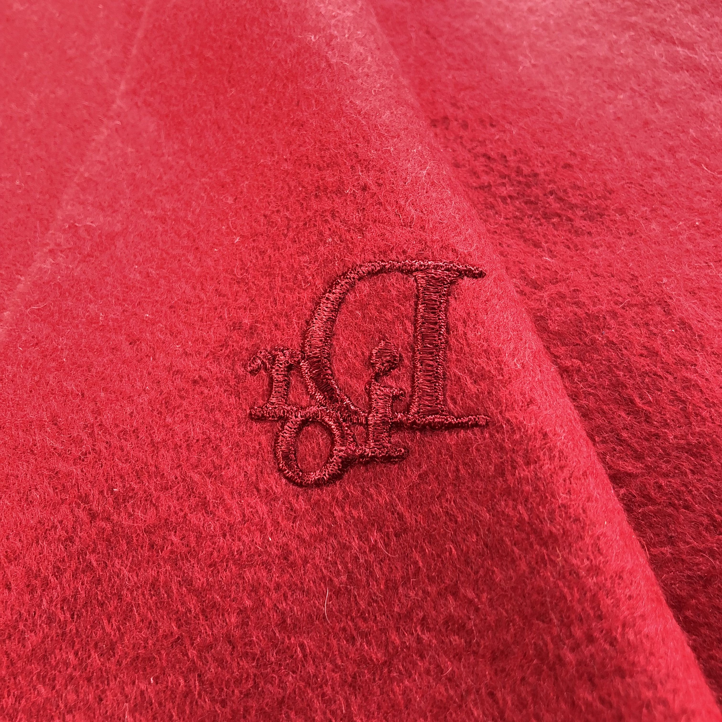 Vintage Christian Dior Cashmere Scarf Muffler V1167 Size ONE SIZE - 5 Thumbnail