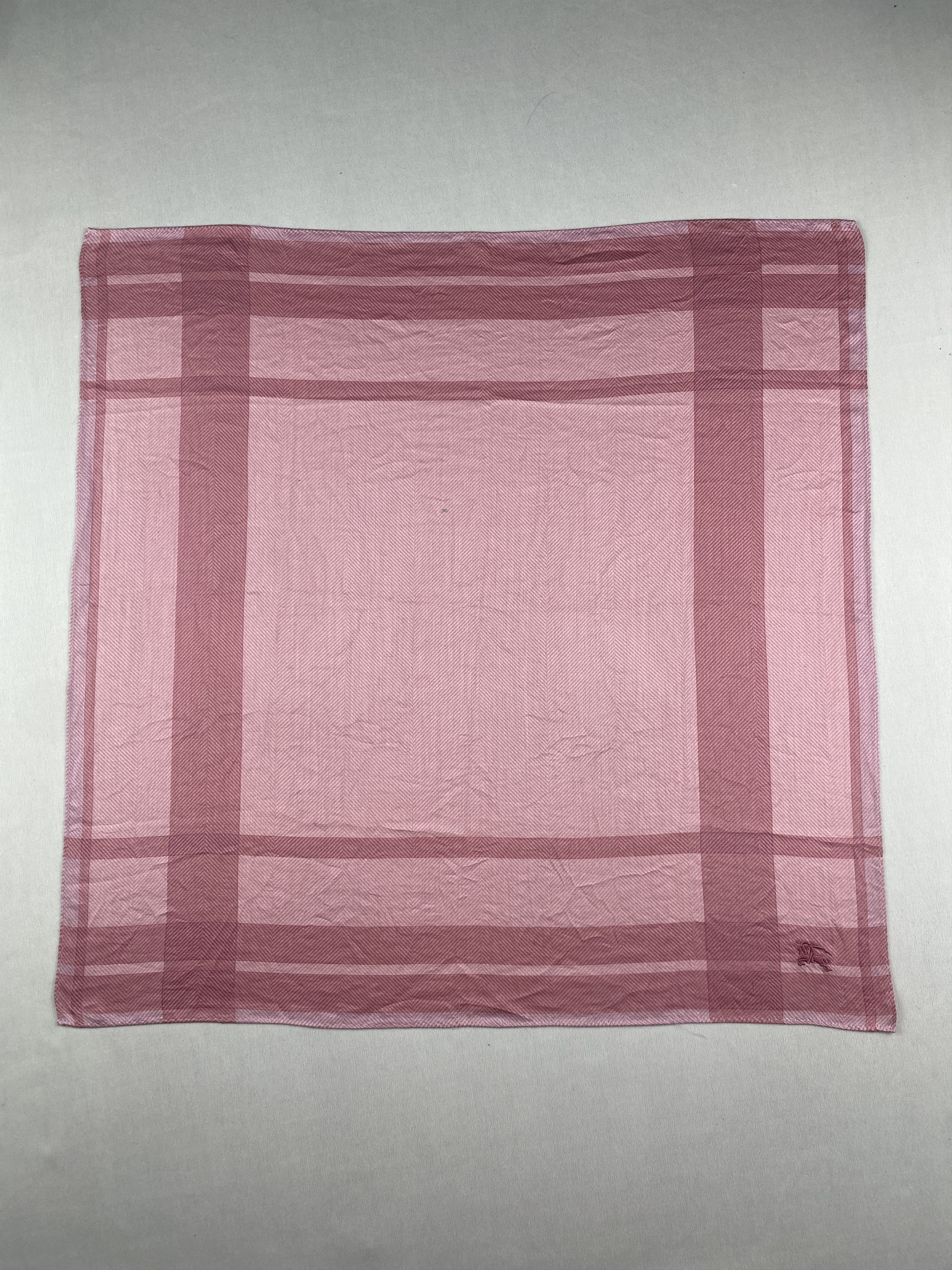 Burberry Vintage Burberry Handkerchief Pocket Square Bandana HM0017 Size 26 - 1 Thumbnail