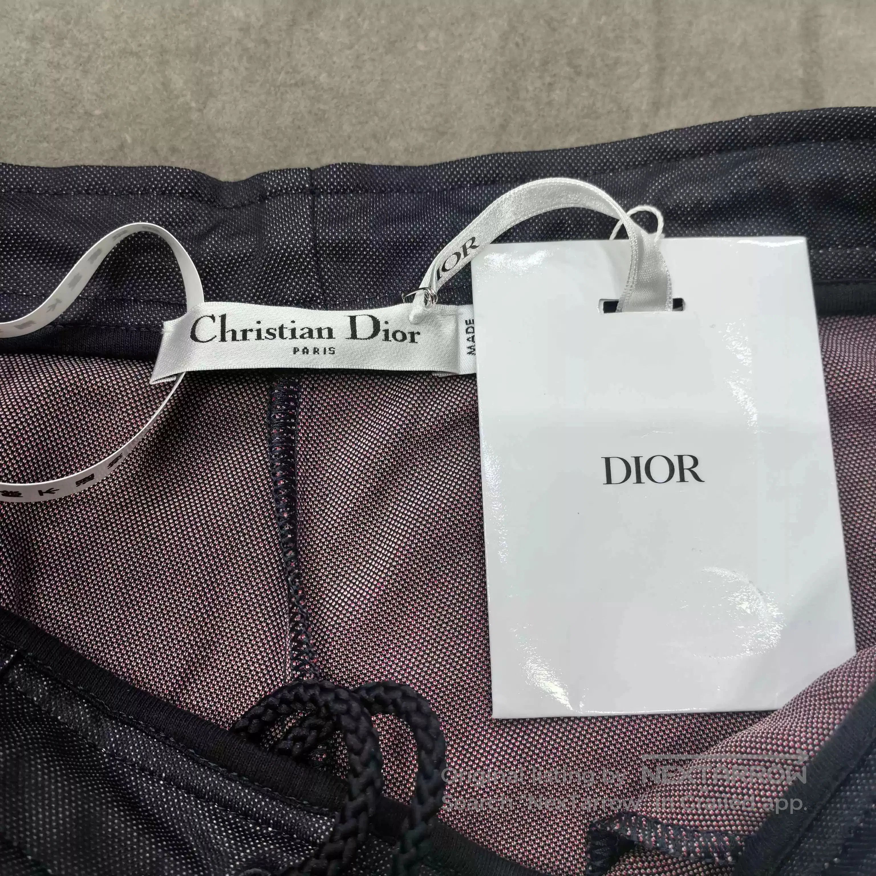 Dior Dior Deep Blue Side Logo Casual Pants. Size US 27 - 3 Thumbnail