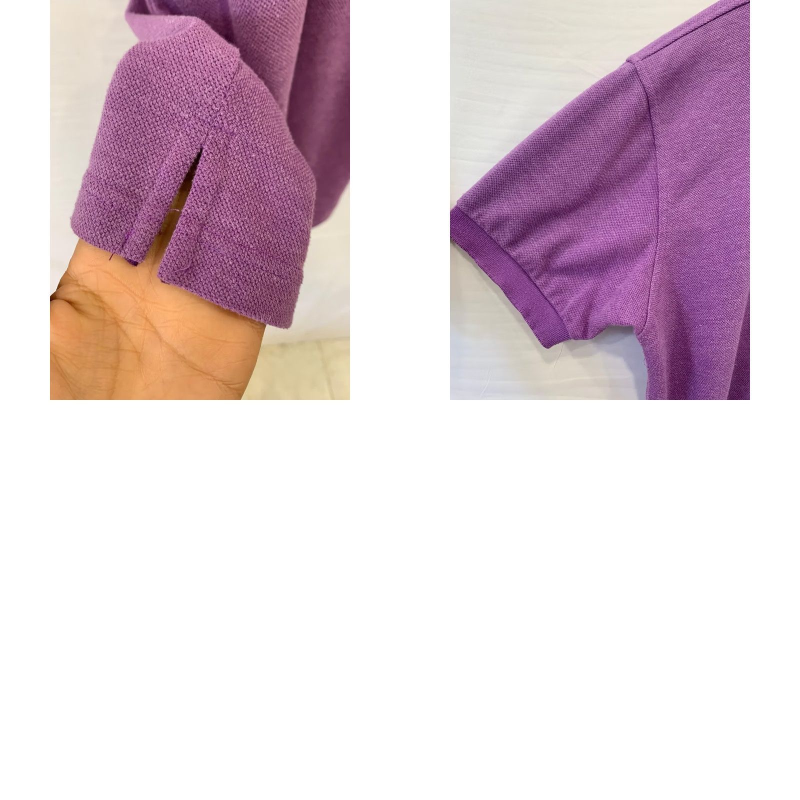Lacoste VINTAGE Lacoste Polo Shirt Made in France Purple XL / Large Men Size 6, Classic Fit, Short Sleeve Size US XL / EU 56 / 4 - 9 Thumbnail
