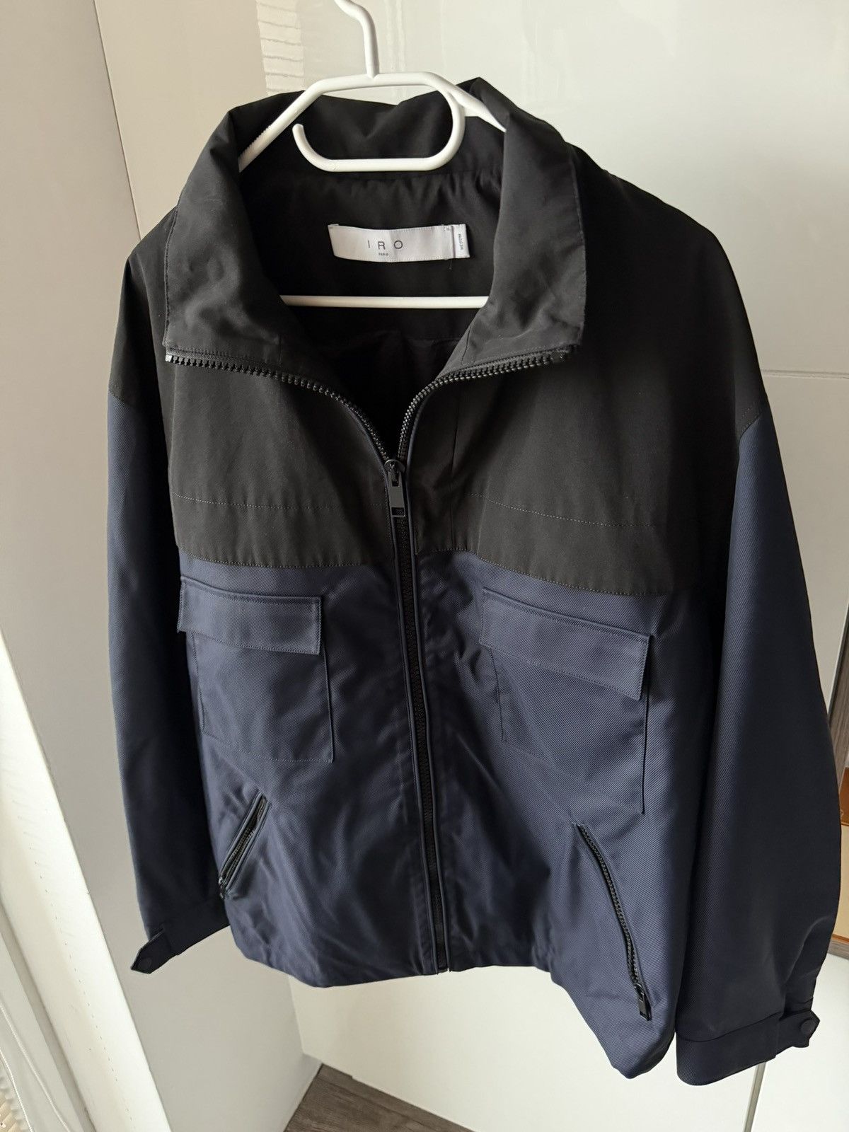 Iro IRO Spring /Summer 2022 Blue/Black Barnes Paris Jacket Size US M / EU 48-50 / 2 - 4 Thumbnail
