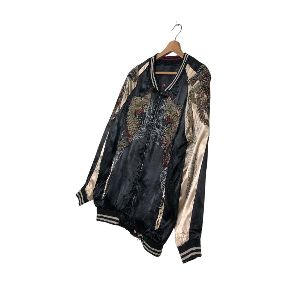 Japanese Brand 🔥VINTAGE REVERSIBLE JACKET SUKAJAN SOVEINER EMBROIDERRED Size US M / EU 48-50 / 2 - 4 Thumbnail