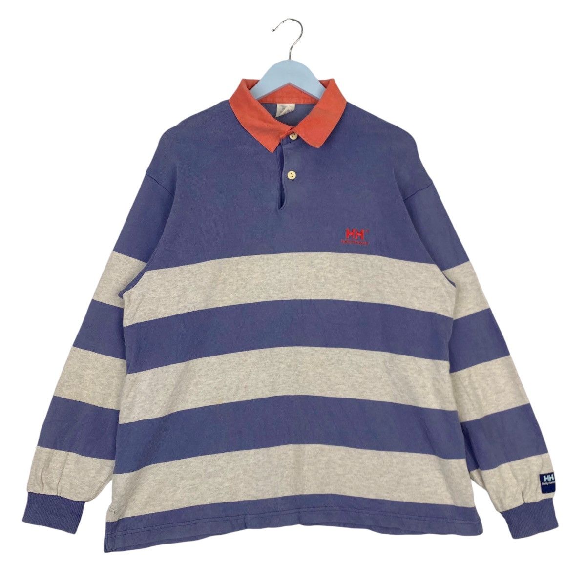Helly Hansen × Vintage Vintage Helly Hasen Small Embroidered Logo Collarneck Size US L / EU 52-54 / 3 - 1 Thumbnail