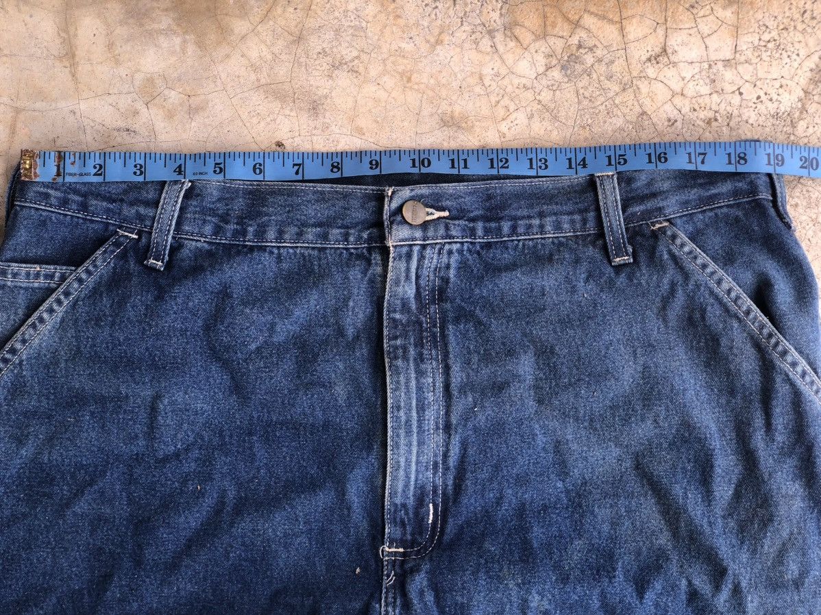 Carhartt × Vintage 🔥Vintage Carhartt Denim Double Knee Work Pants Size US 38 / EU 54 - 6 Thumbnail
