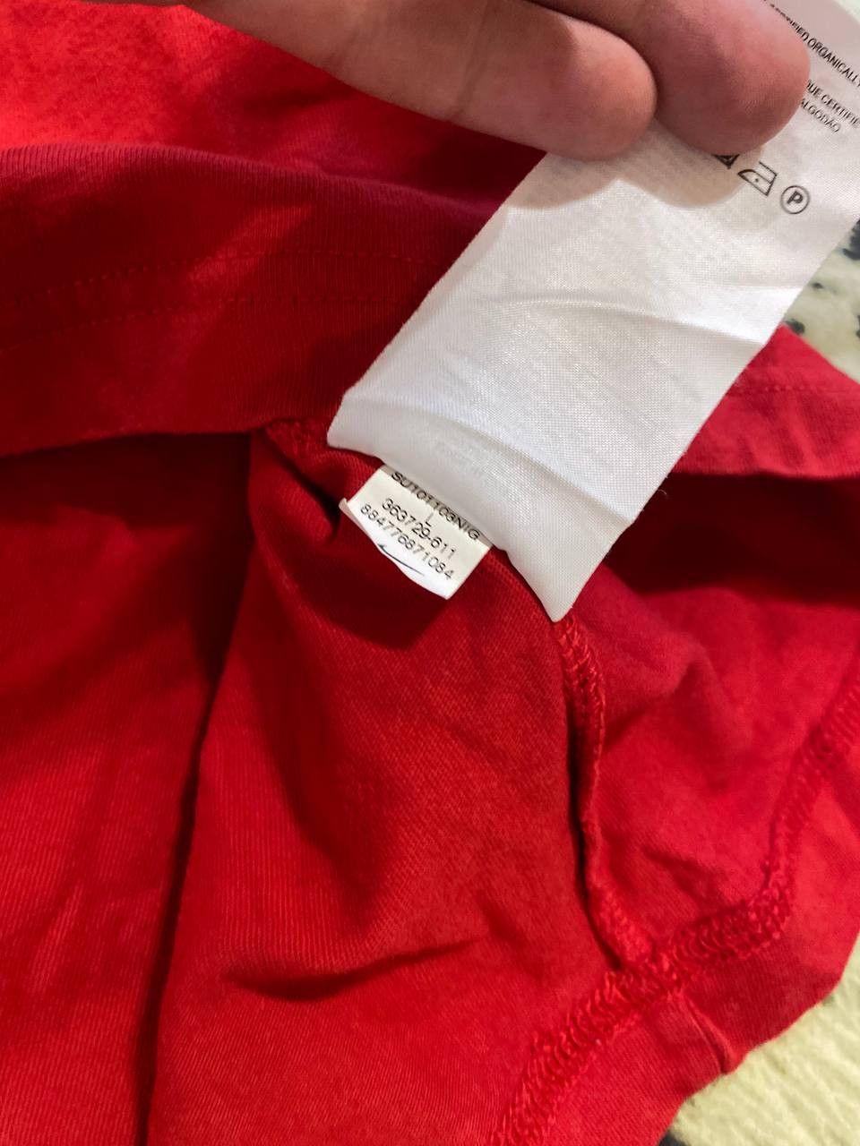 Nike Vintage Nike Big Y2K Logo Red Short Sleeve T-Shirt Size L Size US L / EU 52-54 / 3 - 4 Thumbnail