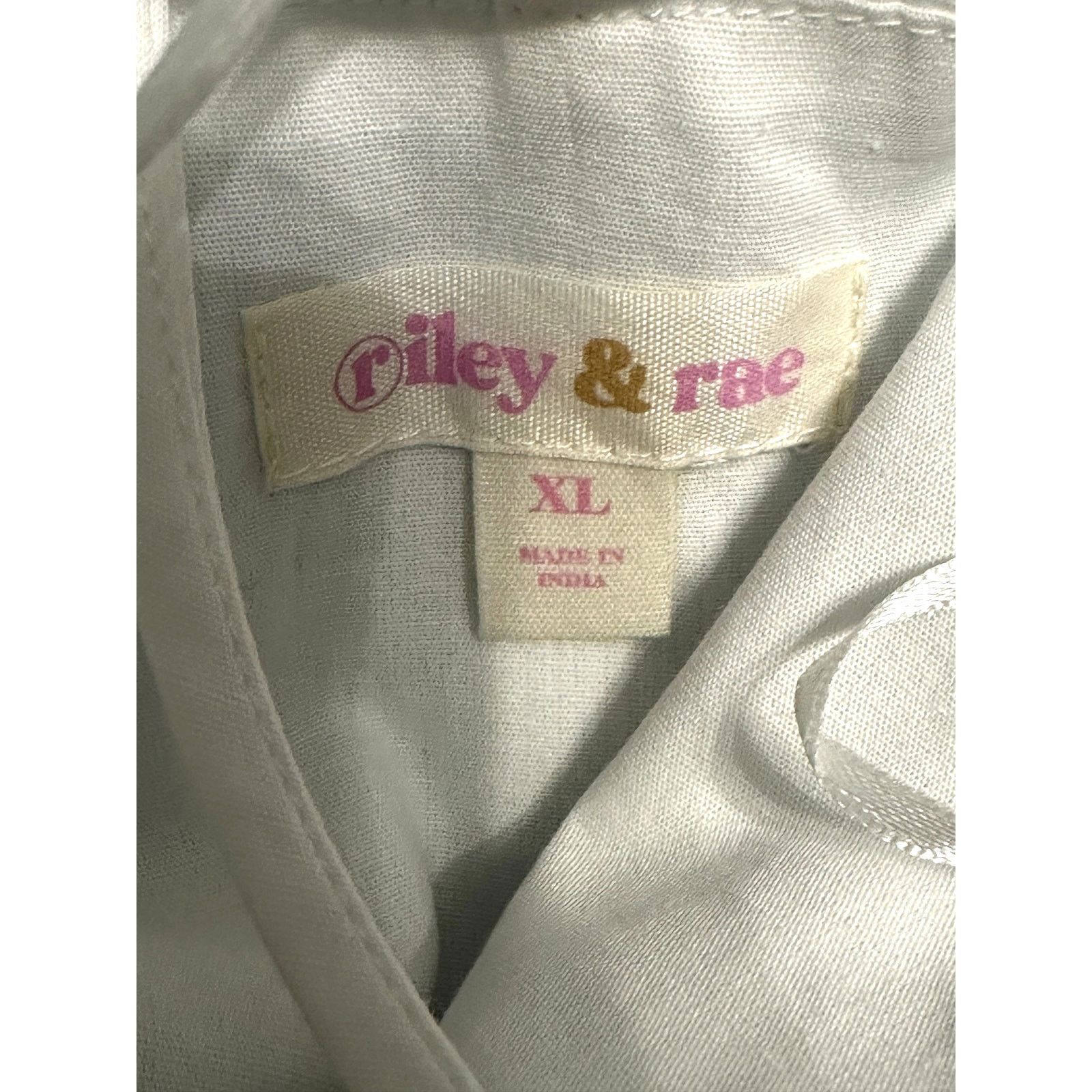Other Riley & Rae Midi Sundress Spaghetti Straps White/Blue XL NWT Size XL / US 12-14 / IT 48-50 - 11 Thumbnail