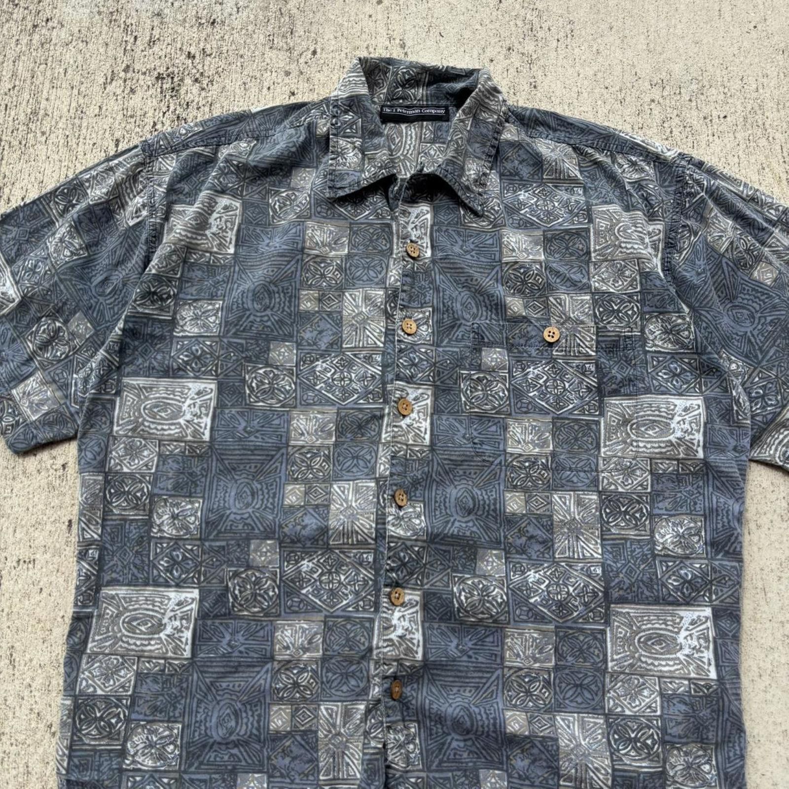 Other Vintage Boxy Tribal Design Button Up Shirt Size US L / EU 52-54 / 3 - 2 Thumbnail