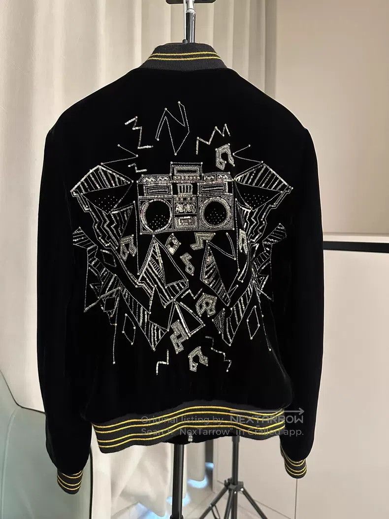 Saint Laurent Paris Saint Laurent Paris Metallic radio jacket velvet baseball Size US XS / EU 42 / 0 - 1 Thumbnail