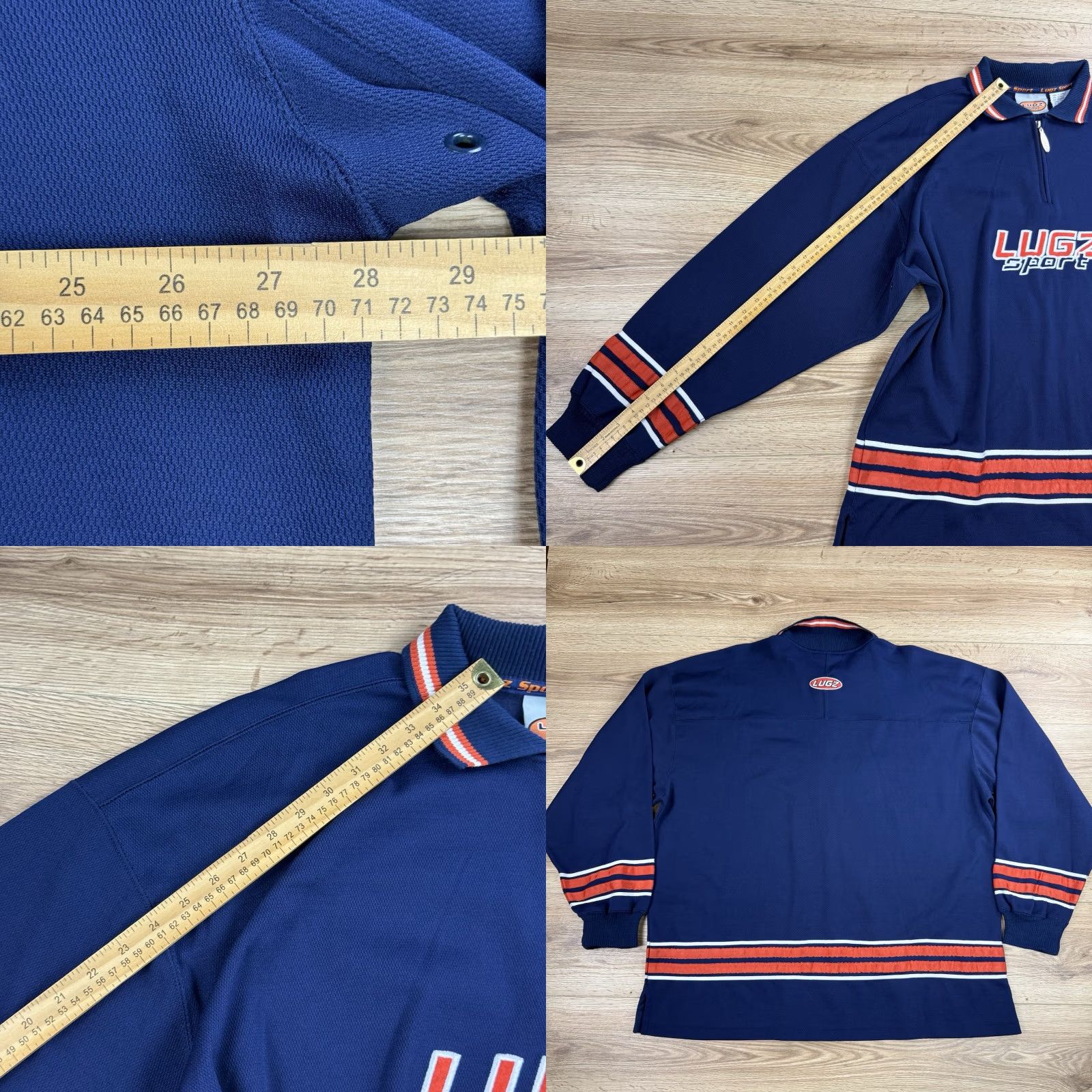 Lugz VTG Lugz Sport Pullover Mens 2XL Blue 1/4 Zip Sweatshirt Streetwear Modern Sportswear Jersey Mens Size US XXL / EU 58 / 5 - 8 Thumbnail