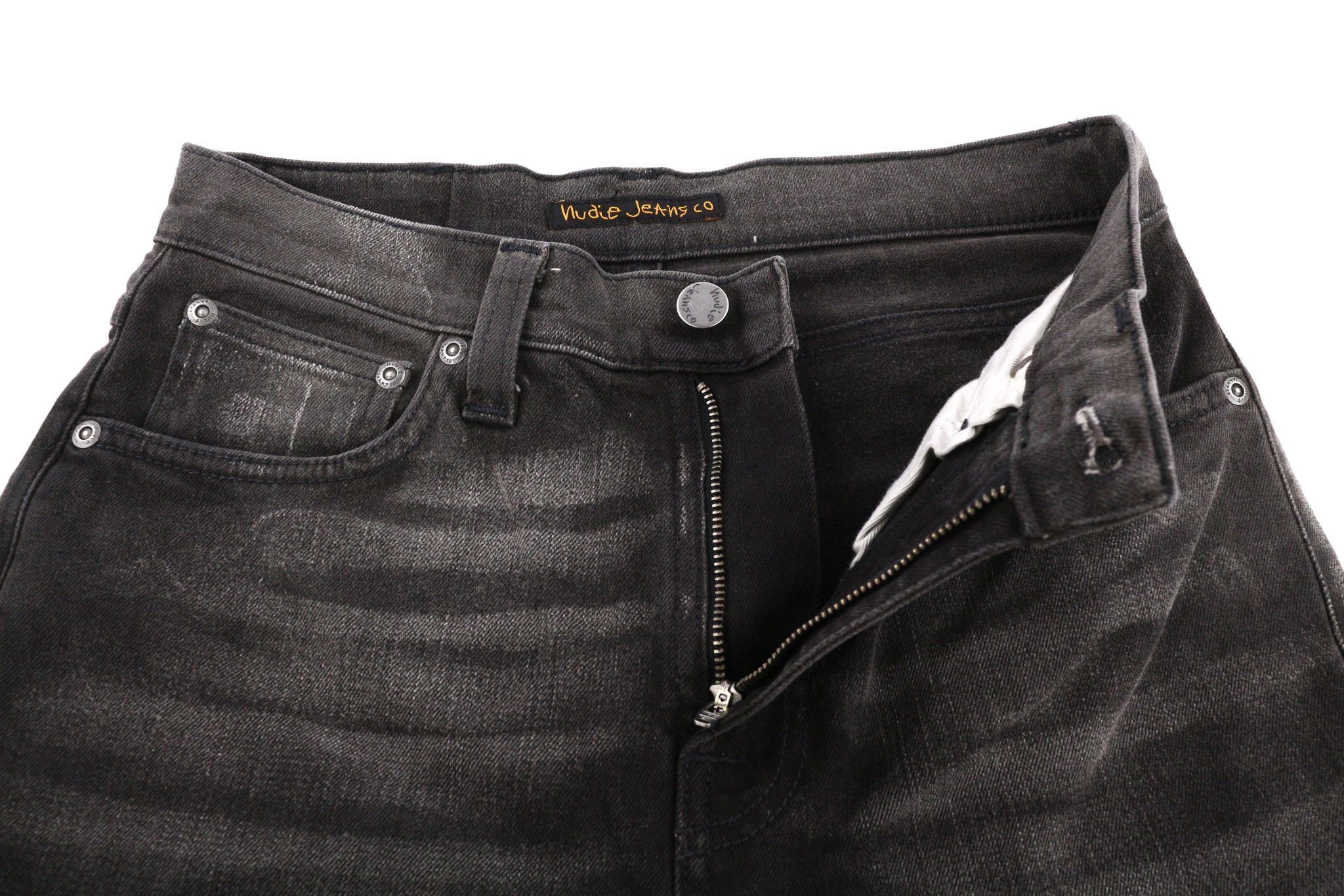 Nudie Jeans PIPE LED W28/L32 Grey Marble Organic Slim Washed 81637 Size US 28 / EU 44 - 4 Thumbnail