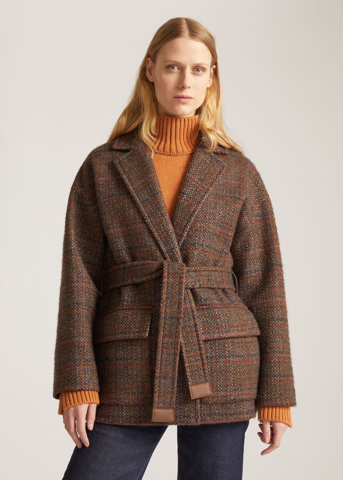 Loro Piana o1srvl11e0824 Giacca Janele Warm Jacket in Brown Size XS / US 0-2 / IT 36-38 - 2 Thumbnail