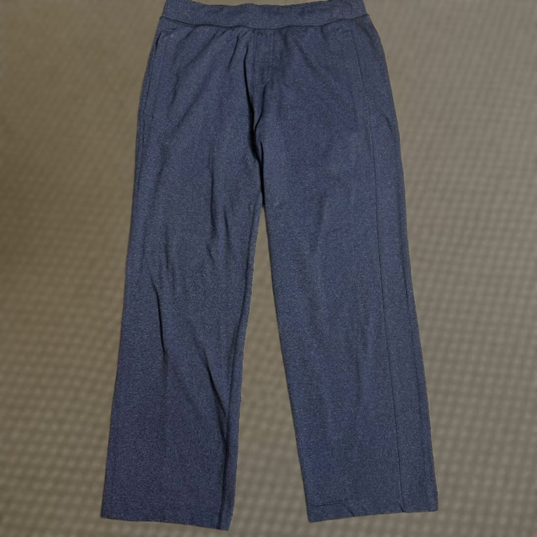 Lululemon Lululemon Pants Women’s Gray Wide-Leg Pull On Stretch Lounge Activewear Flaps L Size 36" / US 14 / IT 50 - 1 Thumbnail