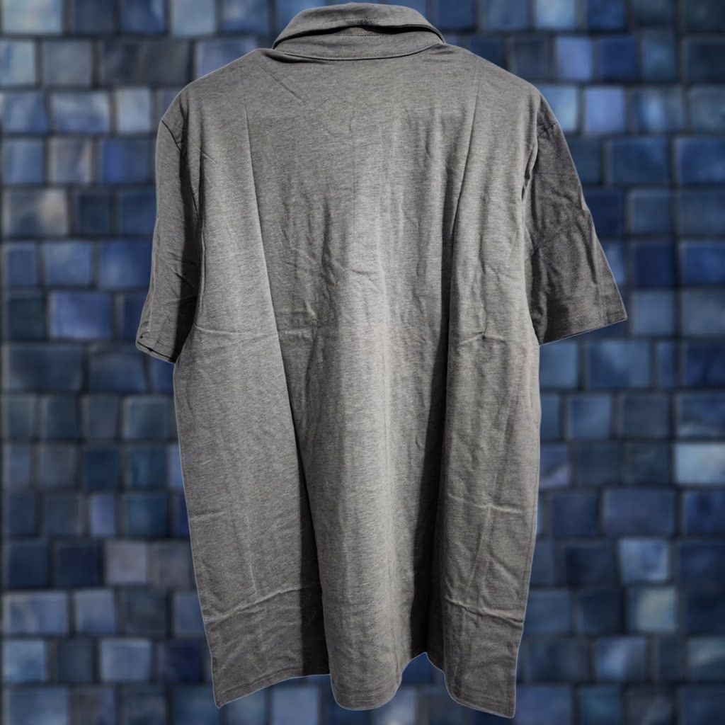 Vintage Fresh Clean Threads Mens XL Polo Shirt Short Sleeve Heather Gray StratuSoft Size US XL / EU 56 / 4 - 1 Thumbnail