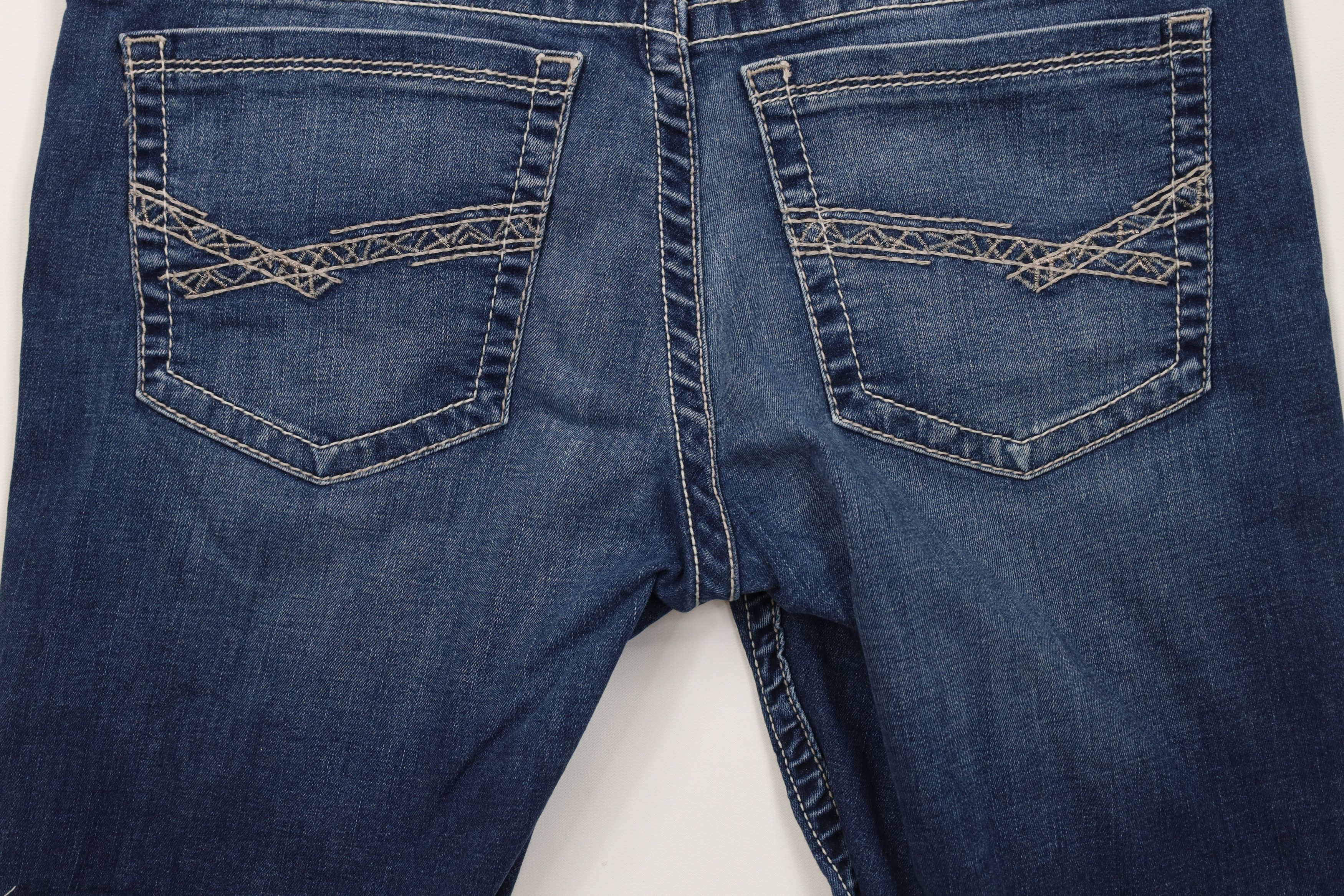 Vintage Buckle BKE Off Thick Stitch Stretch Denim Jean Shorts Blue Size 31" - 11 Thumbnail