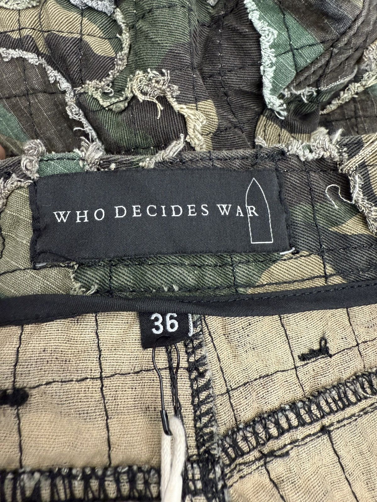 Who Decides War Who Decides War Washed Camo Cargo Pant Size US 36 / EU 52 - 3 Thumbnail