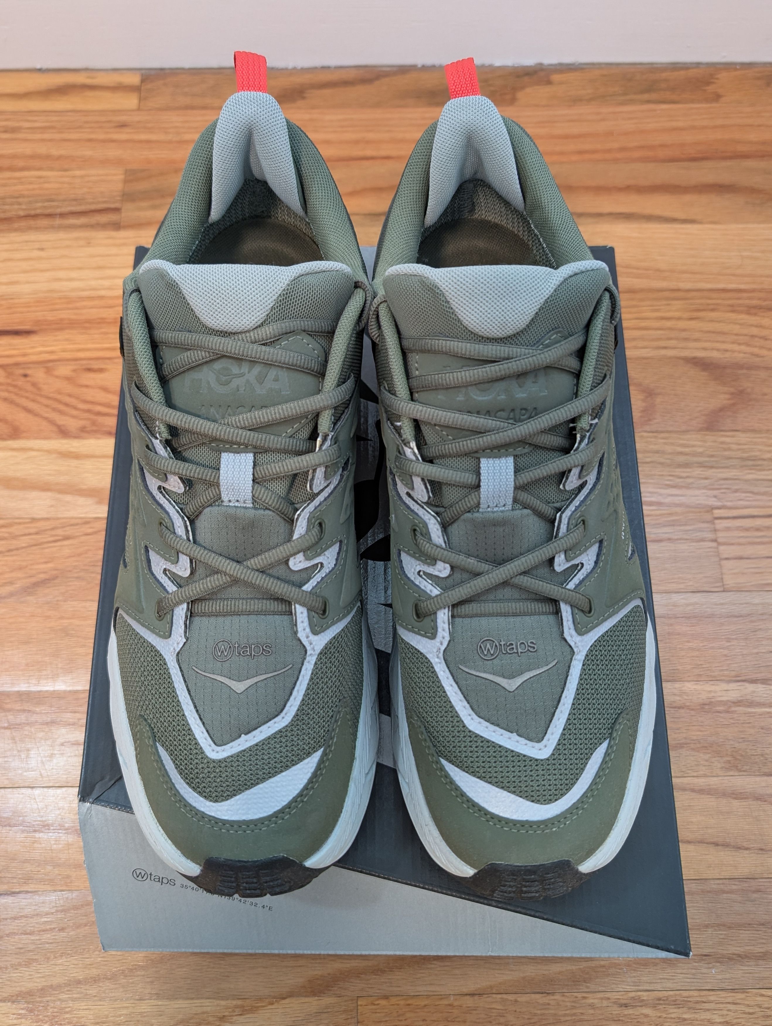Hoka × Wtaps HOKA x WTAPS Anacapa Low GTX US12 Like New Size US 12 / EU 45 - 4 Thumbnail