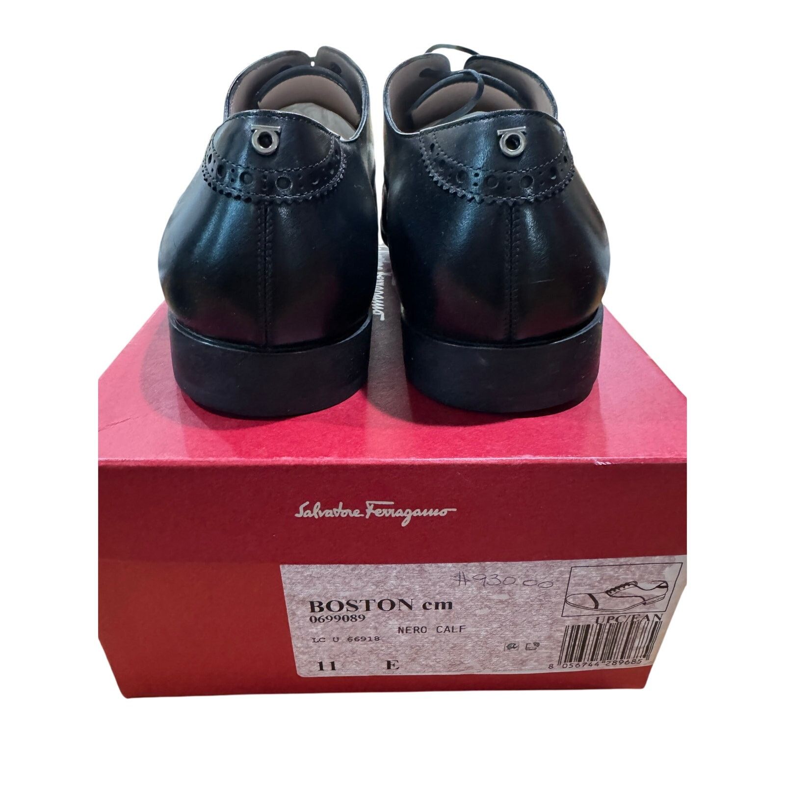 Salvatore Ferragamo Salvatore Ferragamo “Boston” Nero Oxford Dress Shoes sz. 11E Size US 11 / EU 44 - 7 Thumbnail