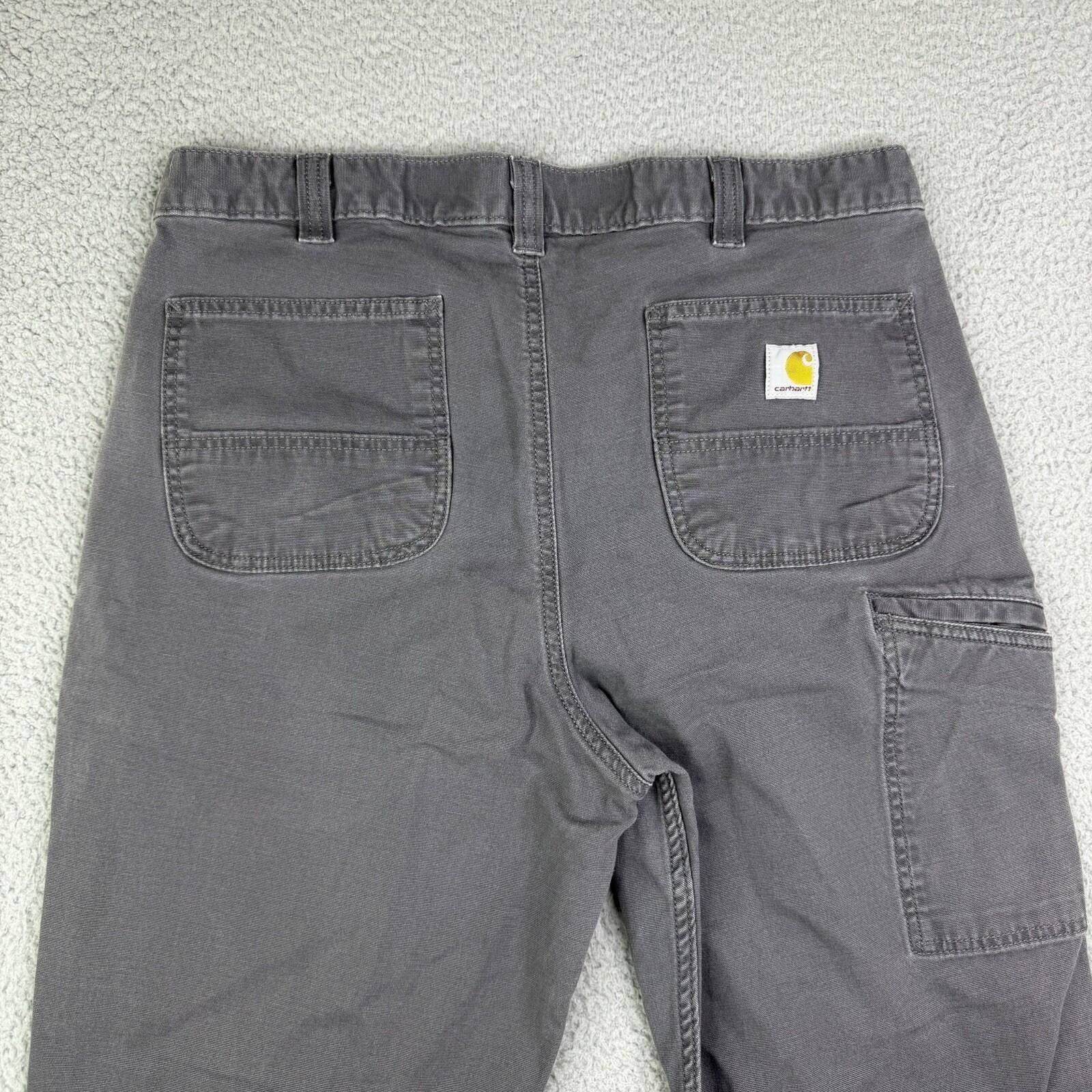 Carhartt Carhartt Gray Rugged Flex Relaxed Pant 38x32 (Fits 36x30) Size US 36 / EU 52 - 1 Thumbnail