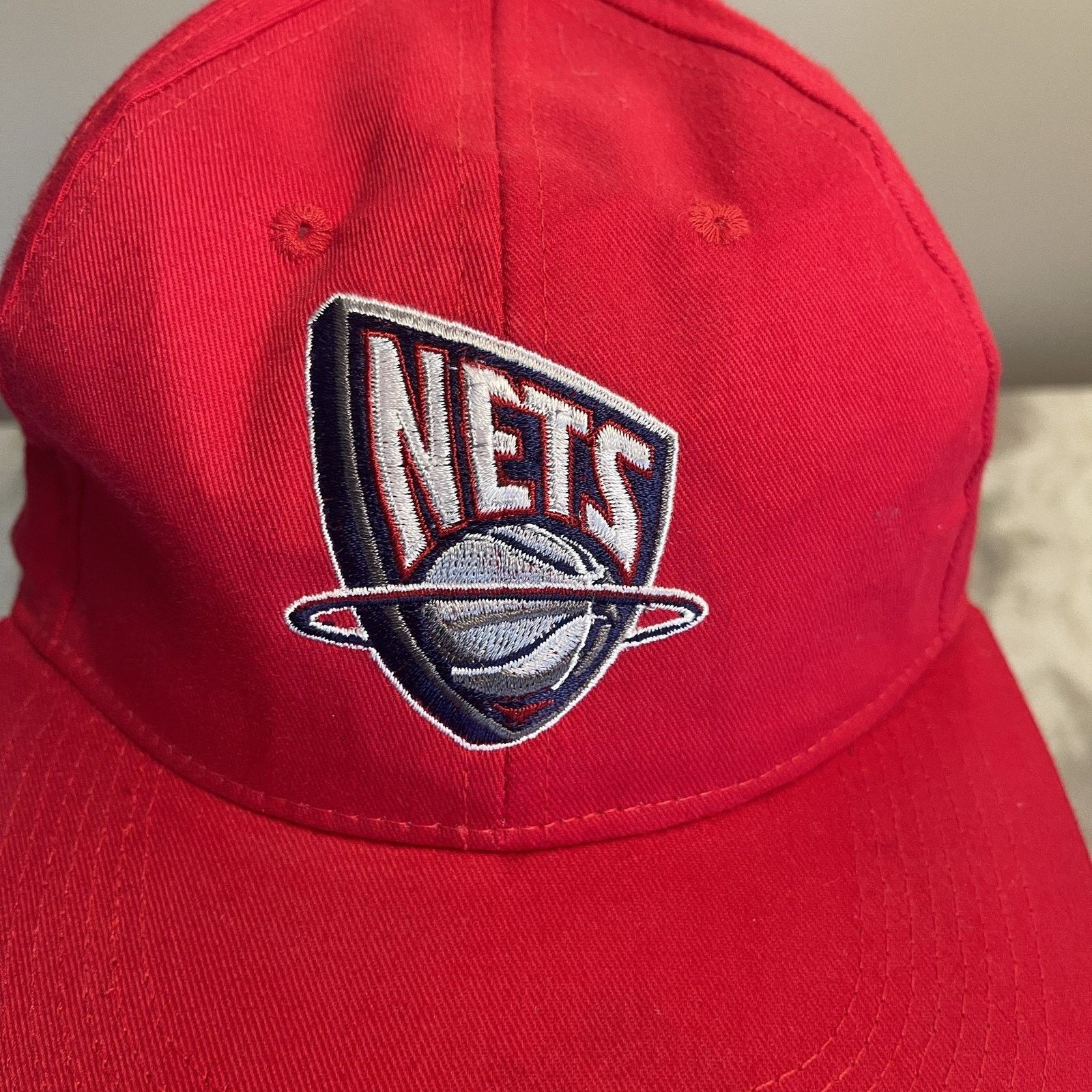 Vintage Vtg New Jersey Nets Hat Cap Snap Back Van Horn 44 90s Size ONE SIZE - 3 Thumbnail