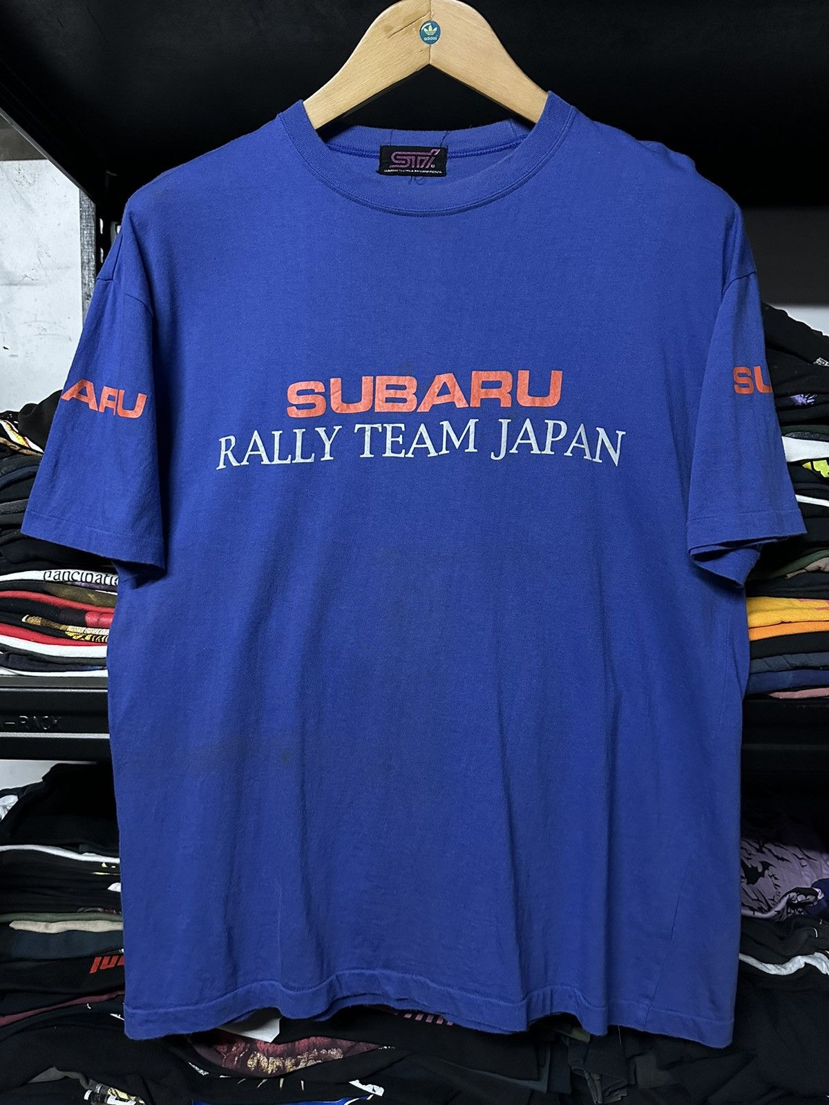 NASCAR Vintage 90s STI Subaru Rally Team Japan Racing Tee Size US M / EU 48-50 / 2 - 1 Thumbnail