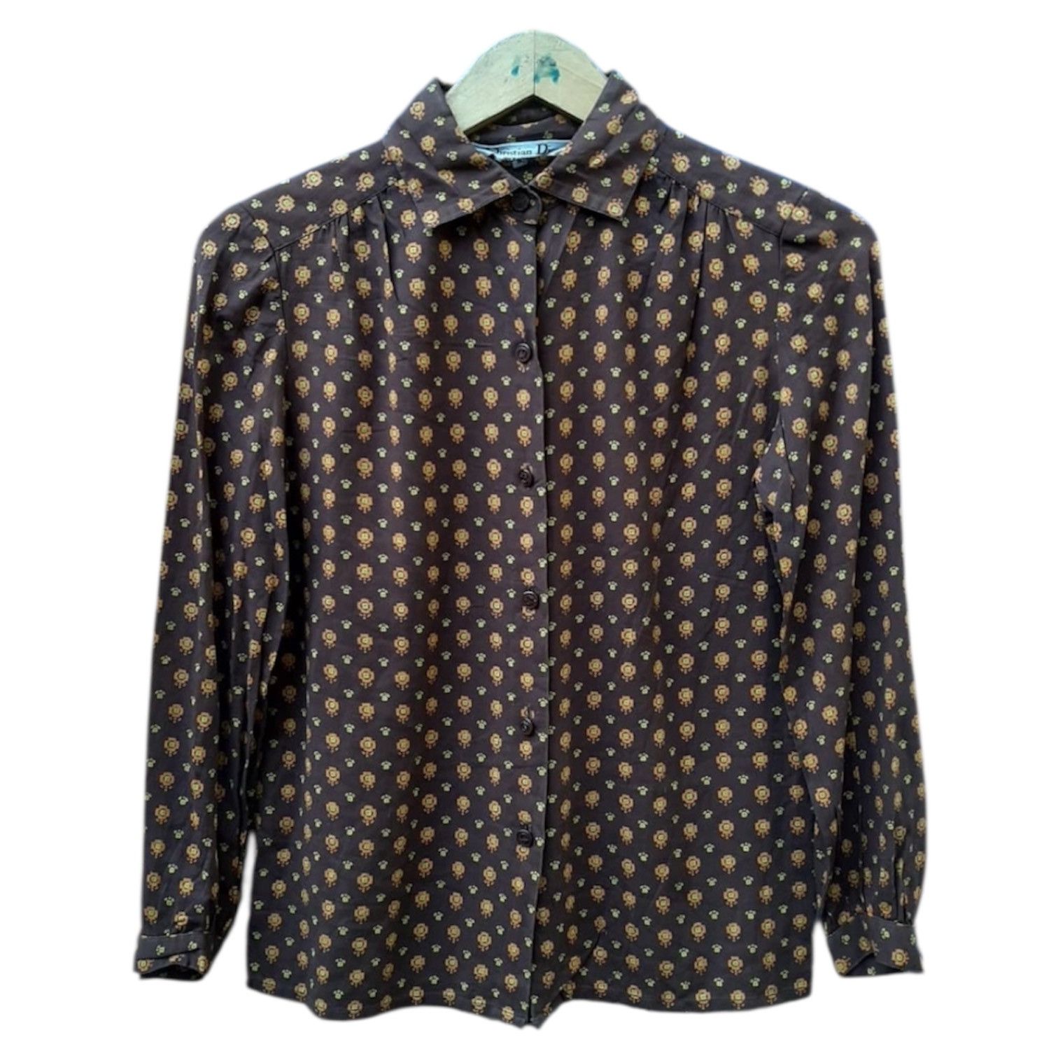 Christian Dior Monsieur 2000s Christian Dior Pattern Blouse Shirt Size US S / EU 44-46 / 1 - 1 Thumbnail