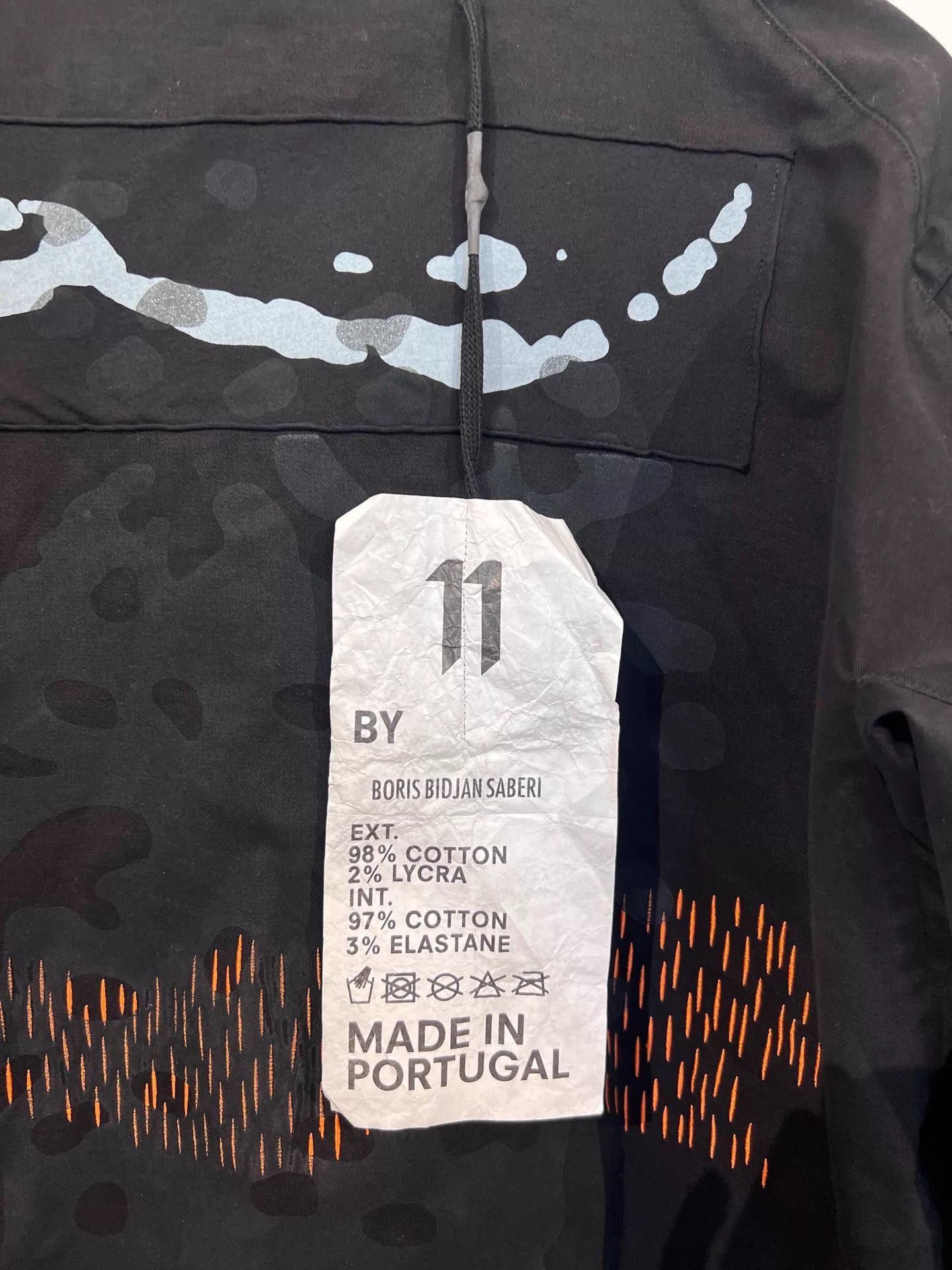 Boris Bidjan Saberi BBS J3 Ma-1 Double-Sided Punched Embroidery Jacket M Size US M / EU 48-50 / 2 - 8 Thumbnail