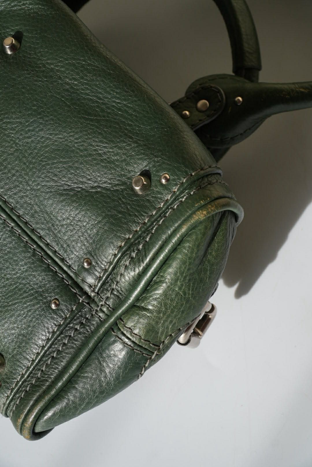 Chloe Chloé Green Leather Paddington Mini Satchel Size ONE SIZE - 14 Thumbnail