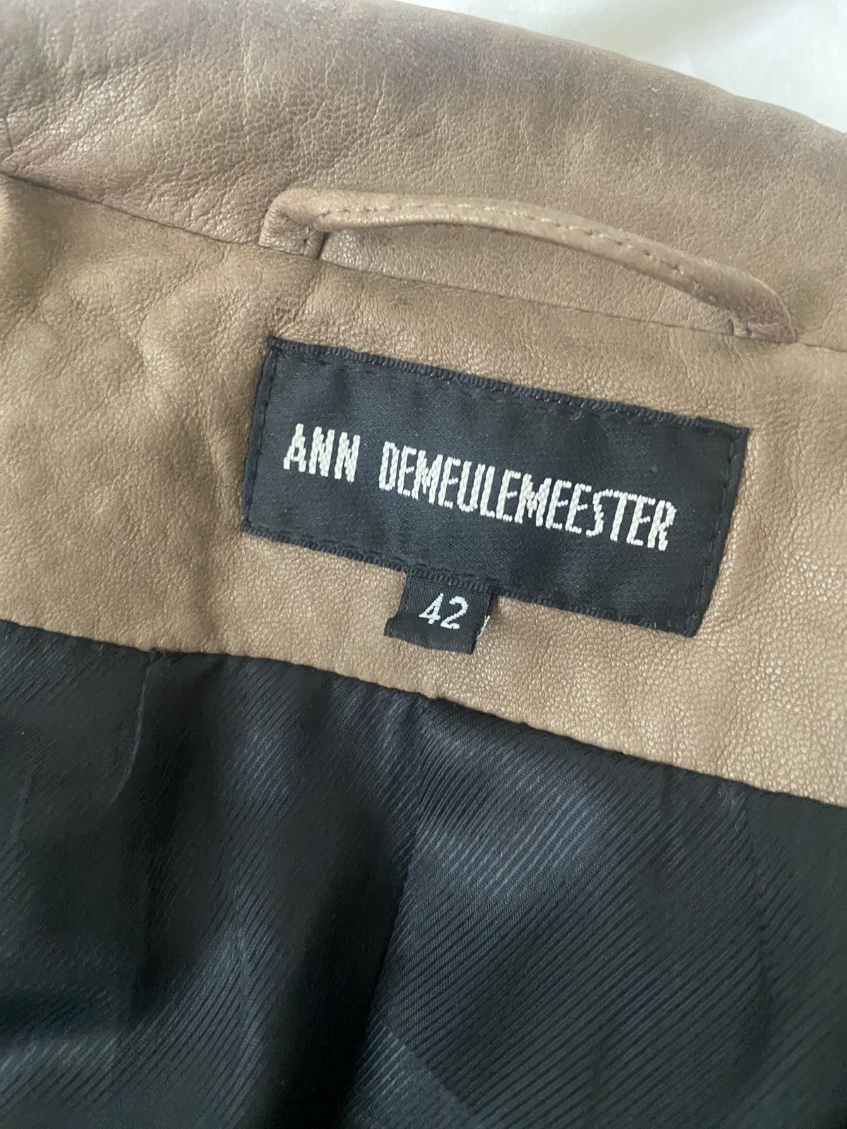 Ann Demeulemeester leather blazer Size M / US 6-8 / IT 42-44 - 6 Thumbnail