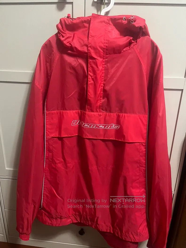 Vetements Red windbreaker jacket