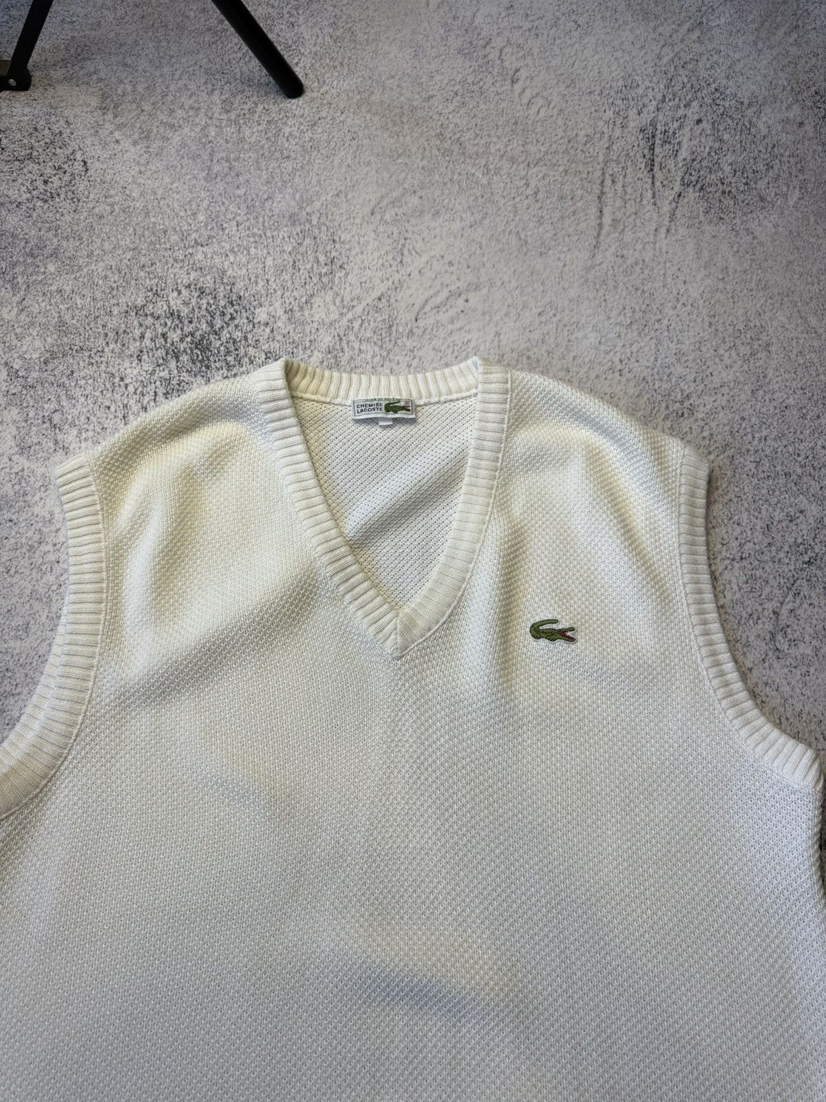 Lacoste Chemise Lacoste Vest Sweater Made In France Size US M / EU 48-50 / 2 - 6 Thumbnail