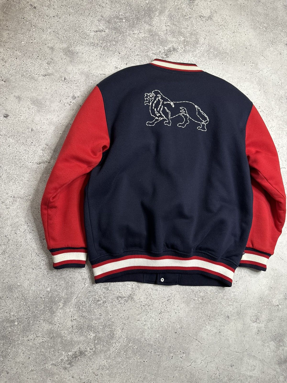 Lonsdale Lonsdale England Big Embroidered Logo Navy Bomber Jacket Size US XL / EU 56 / 4 - 2 Thumbnail