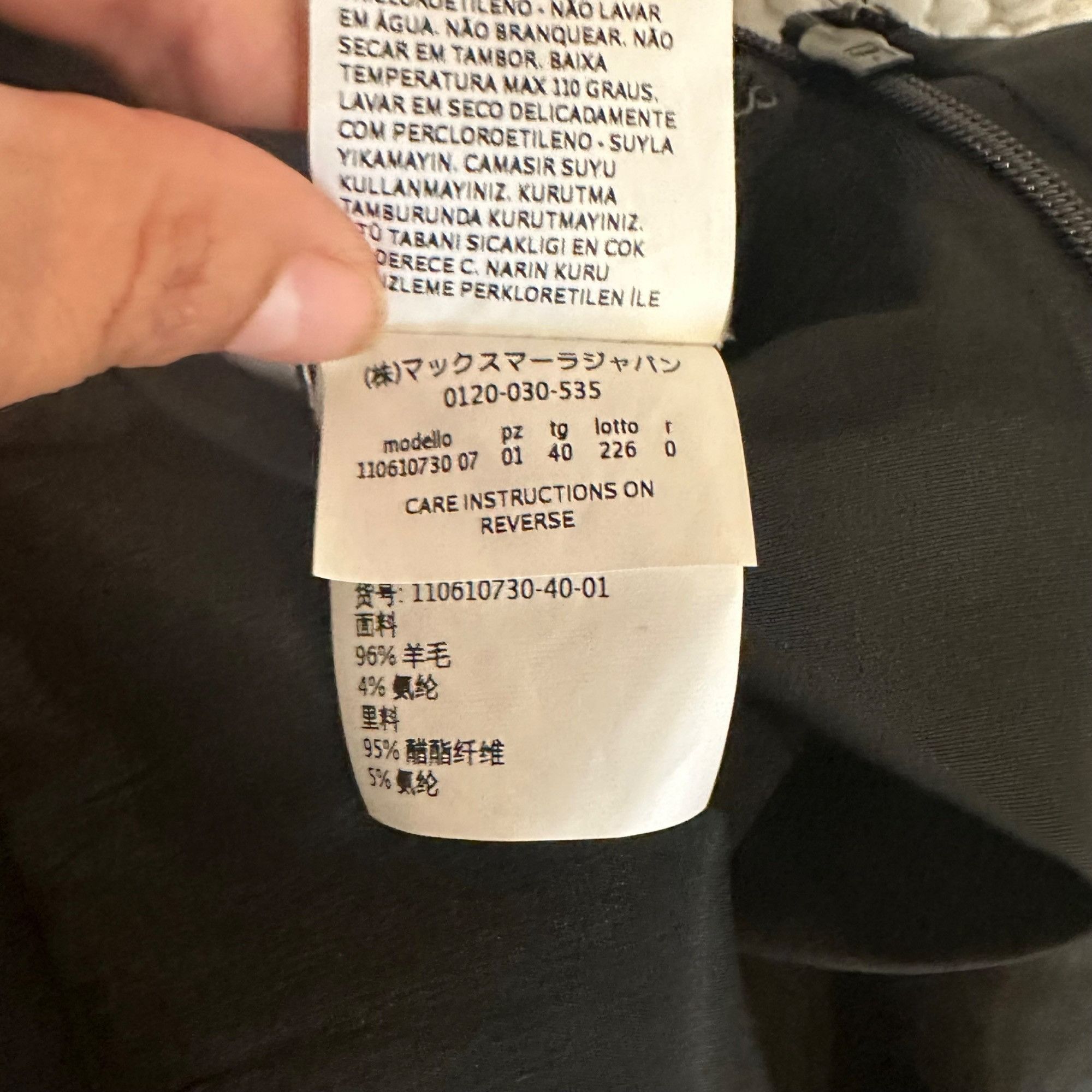 Max Mara ✨MaxMara Size 6 Women's Black midi pencil Skirt✨ Size 28" / US 6 / IT 42 - 6 Thumbnail