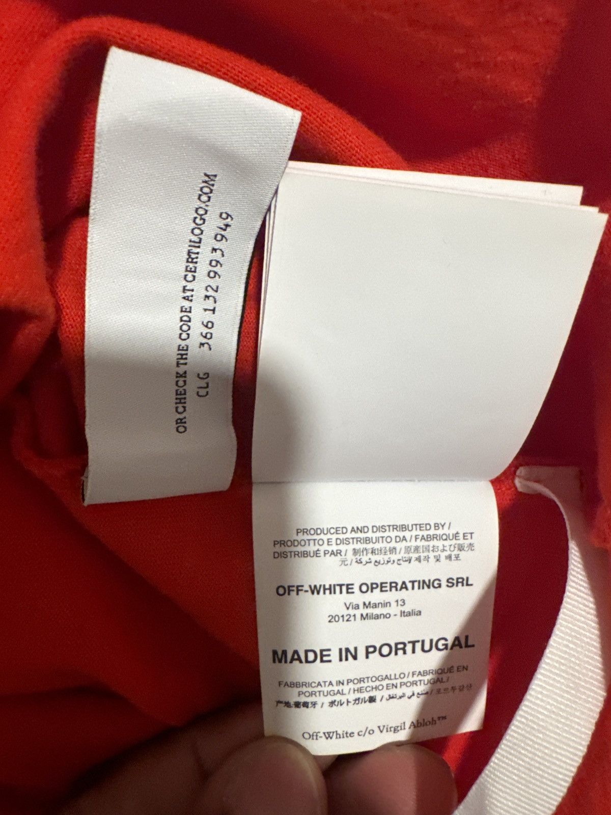 Off-White Red Mona Lisa off white t shirt Size US M / EU 48-50 / 2 - 5 Thumbnail