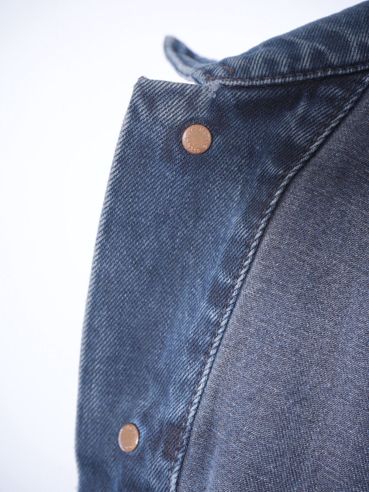 Nudie Jeans Nudie Jeans Terry Dusty Blue Black Denim Jacket Size US M / EU 48-50 / 2 - 6 Thumbnail