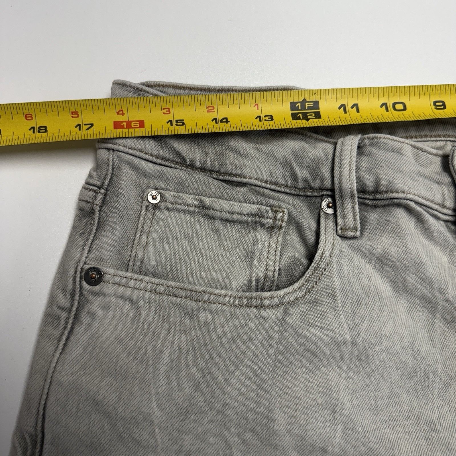 G-Star G-Star Original Raw Denim Jeans Mens Gray 3301 Slim 32x30 Size US 32 / EU 48 - 10 Thumbnail