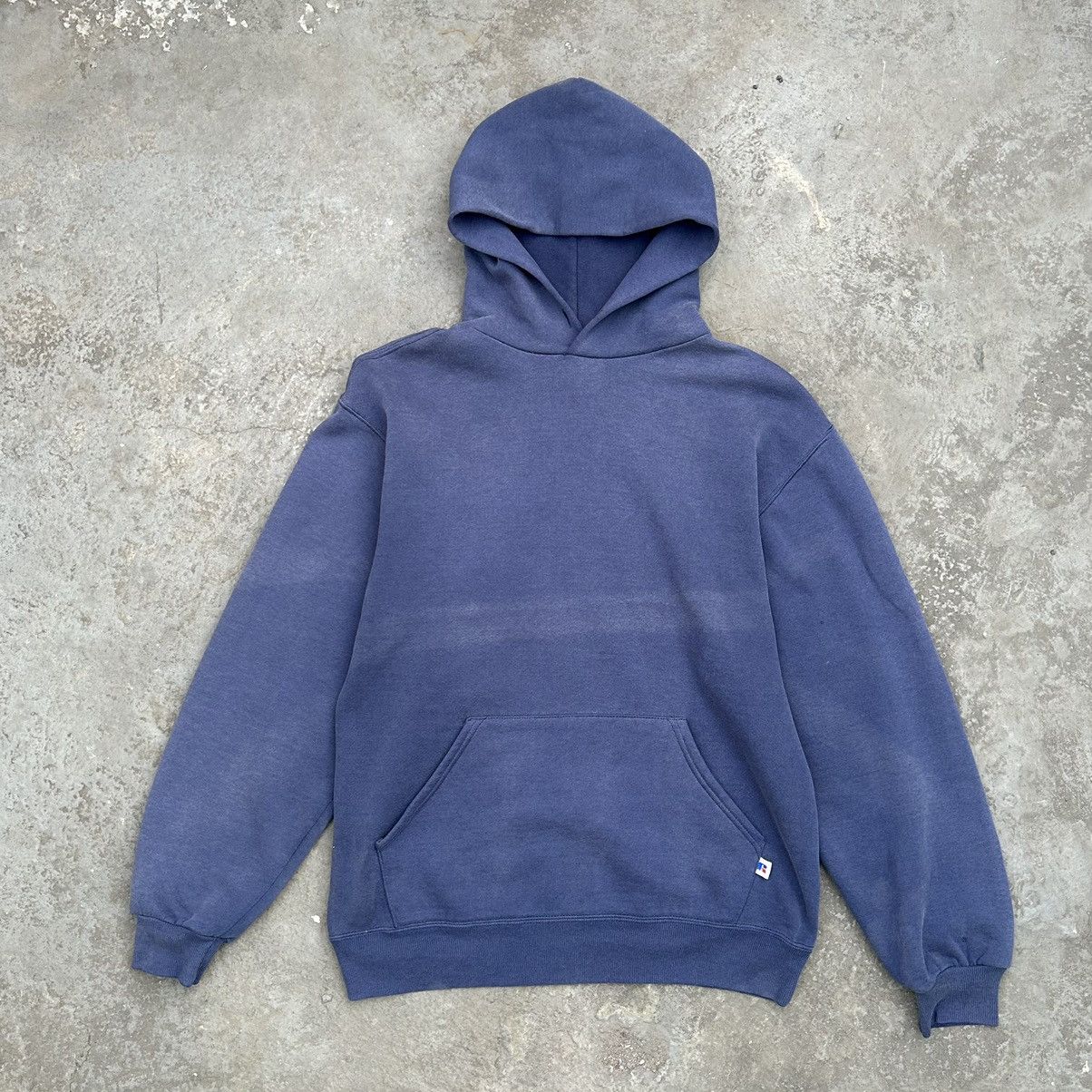 Russell Athletic 1990s Russel Athletic Blank Hoodie Navy | Grailed